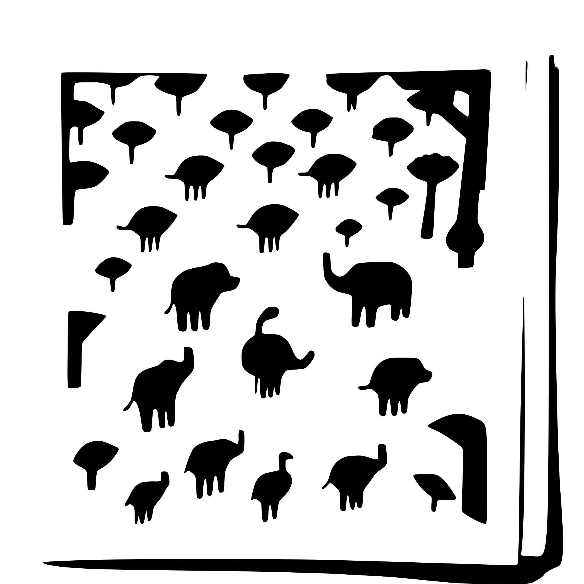 AI-generated SVG of a elephant family walking together