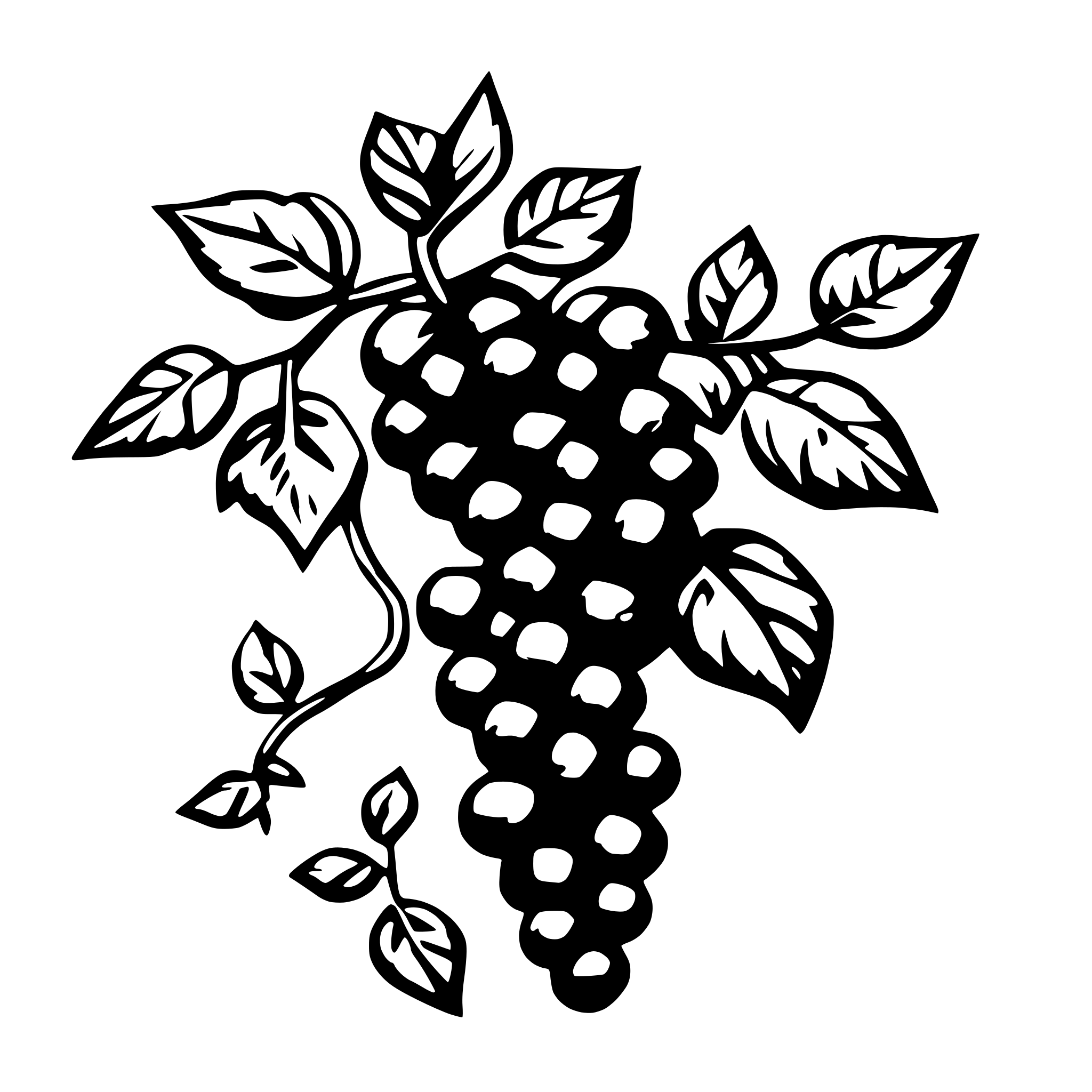 AI-generated SVG of 'vine painting'