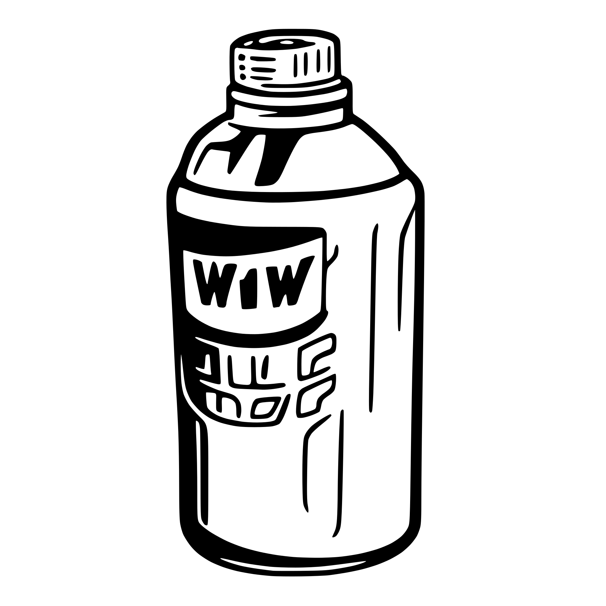 AI-generated SVG of a WD 40 oil