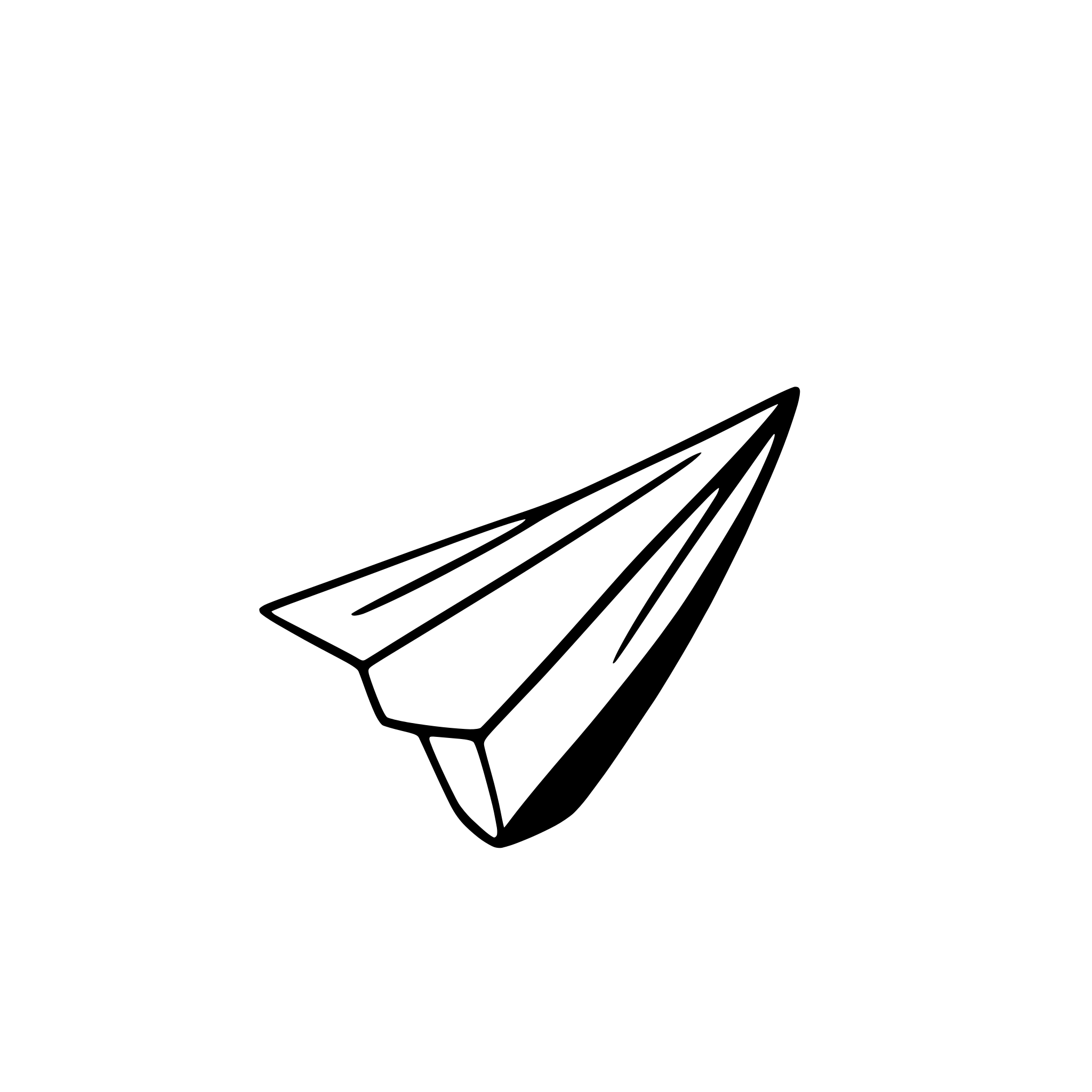 AI-generated SVG of 'paper plane'
