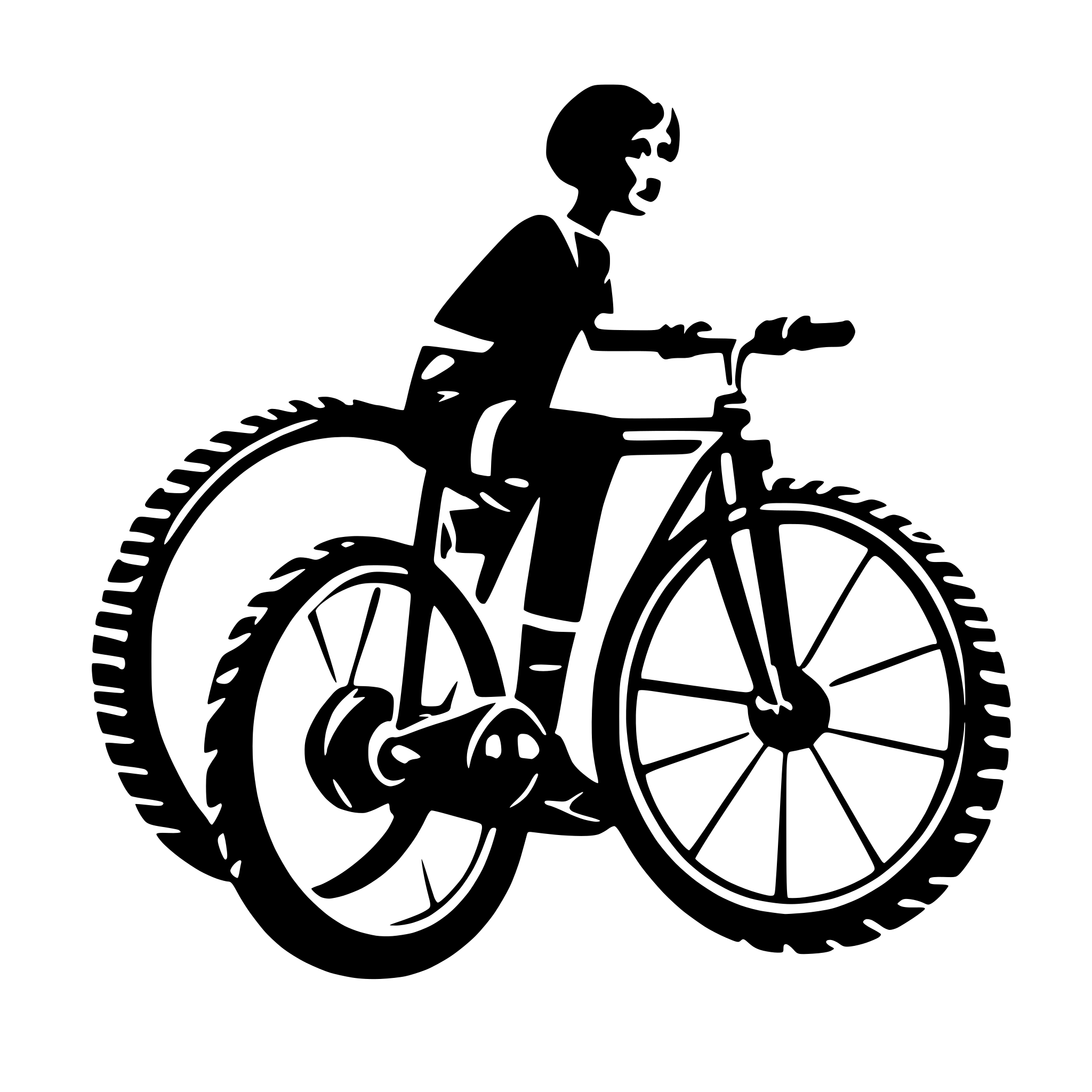 AI-generated SVG of 'bicycle surrounded by curly braces'