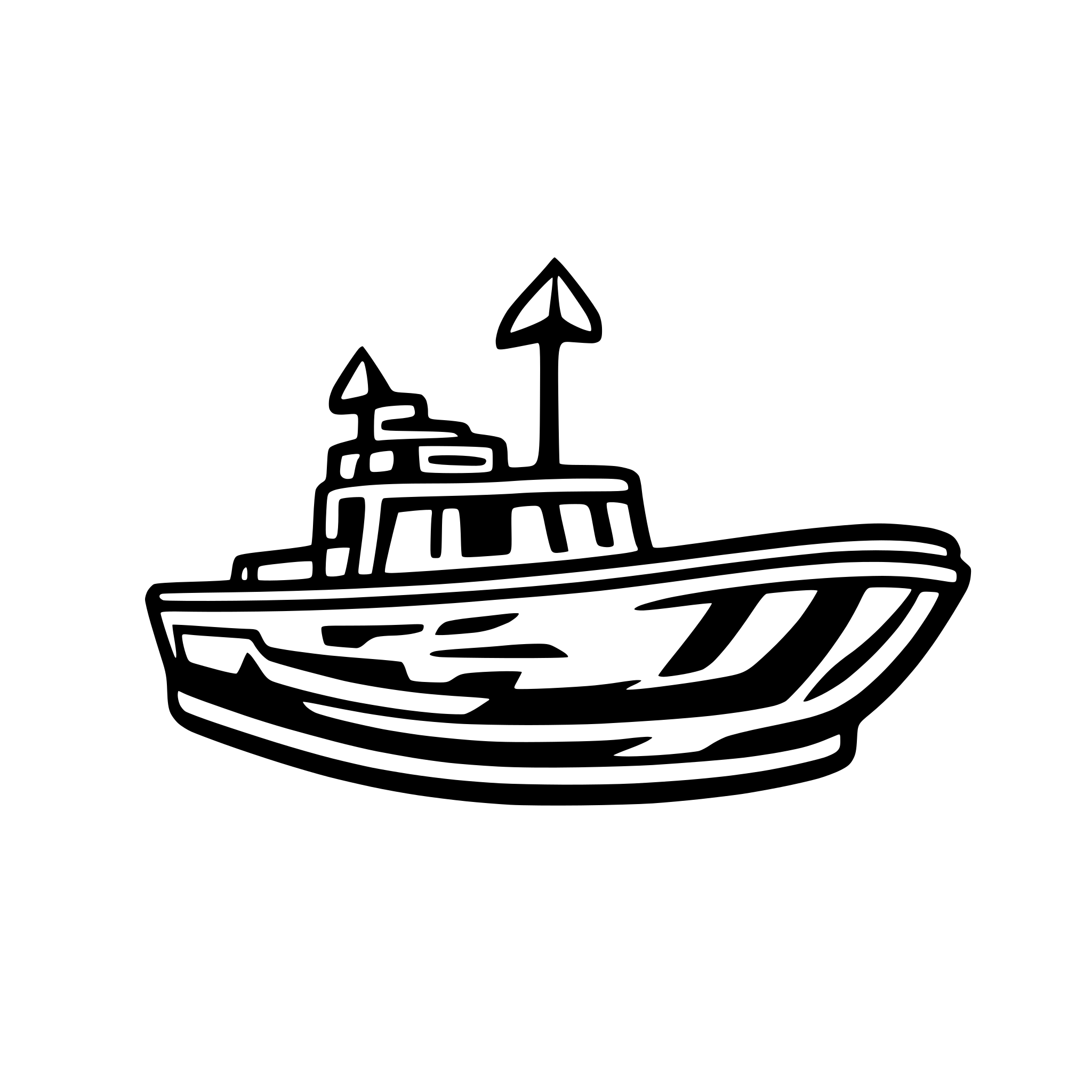 AI-generated SVG of 'motorboat deck vector'