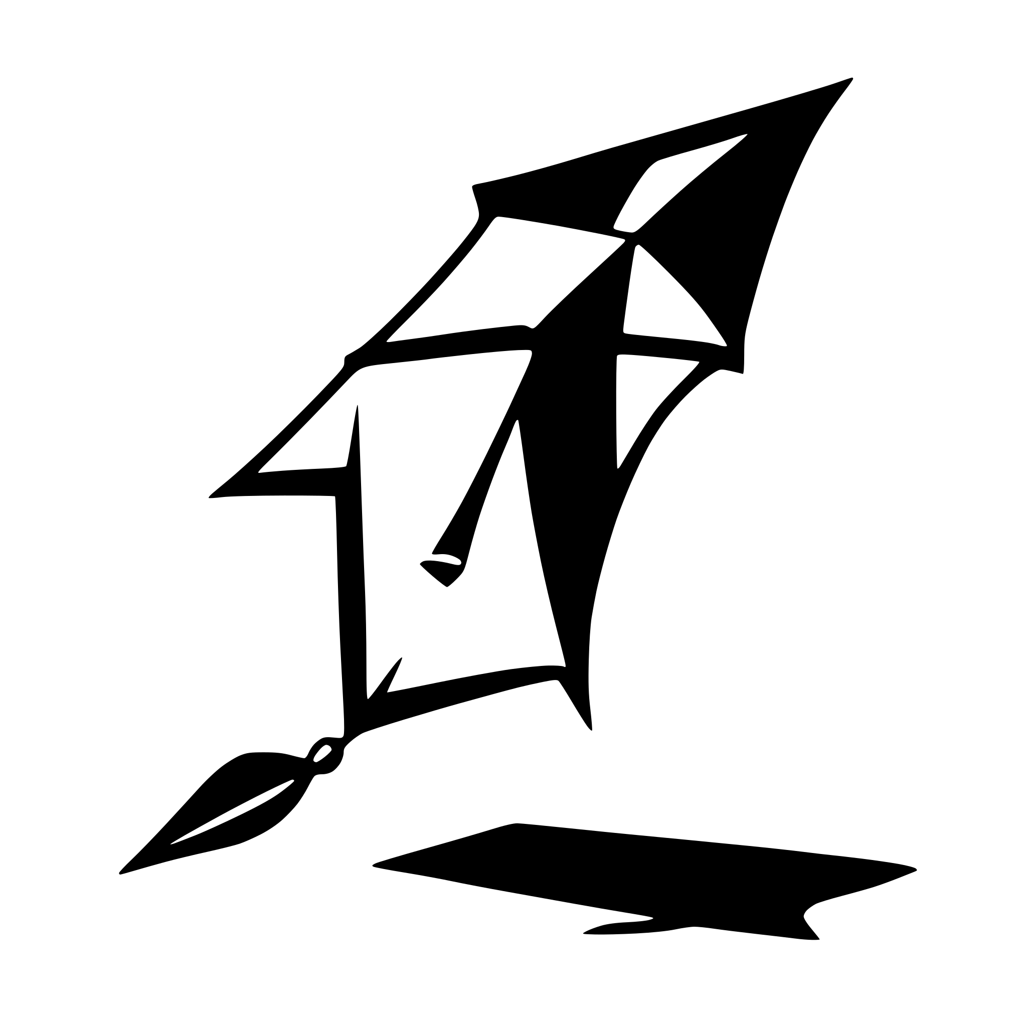 AI-generated SVG of a kite