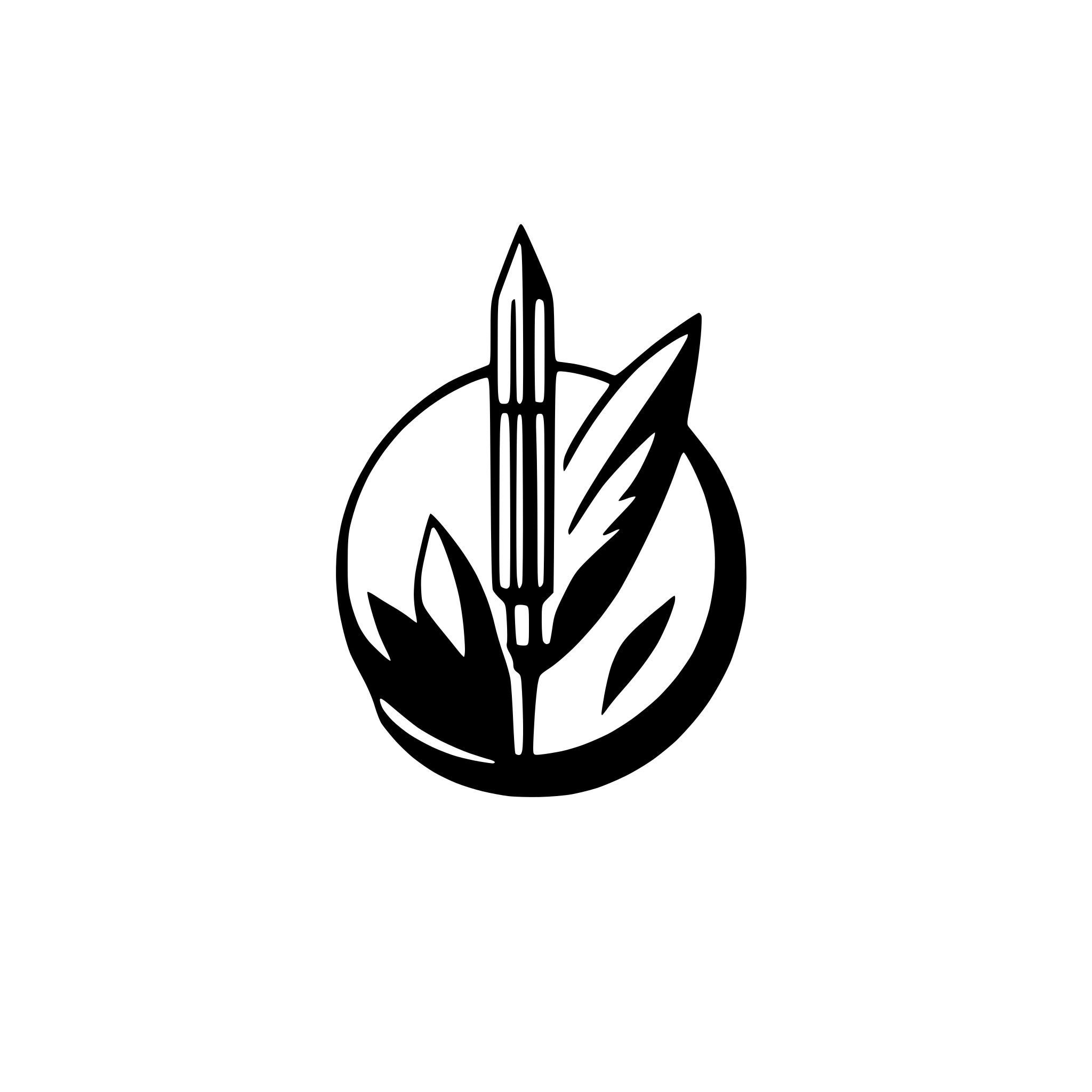 AI-generated SVG of 'a logo for a writing tool for authors'