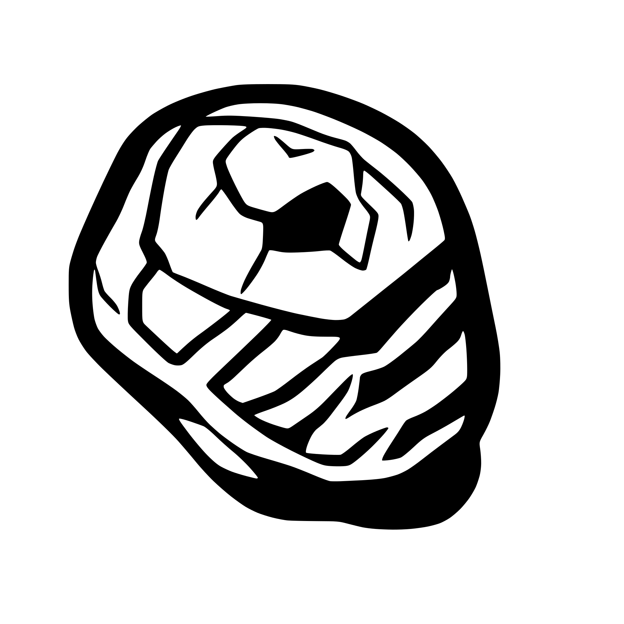 AI-generated SVG of a a rock wearing sunglasses