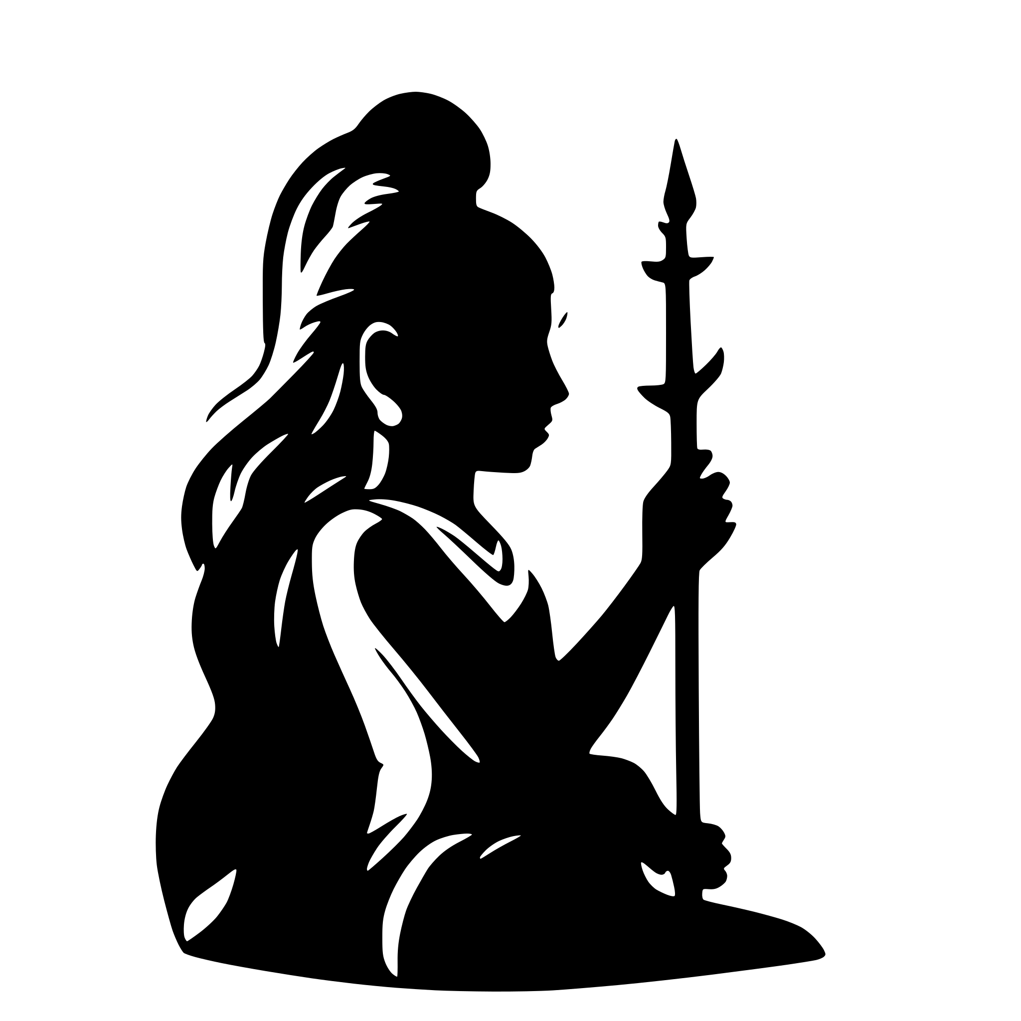 AI-generated SVG of a lord shiva