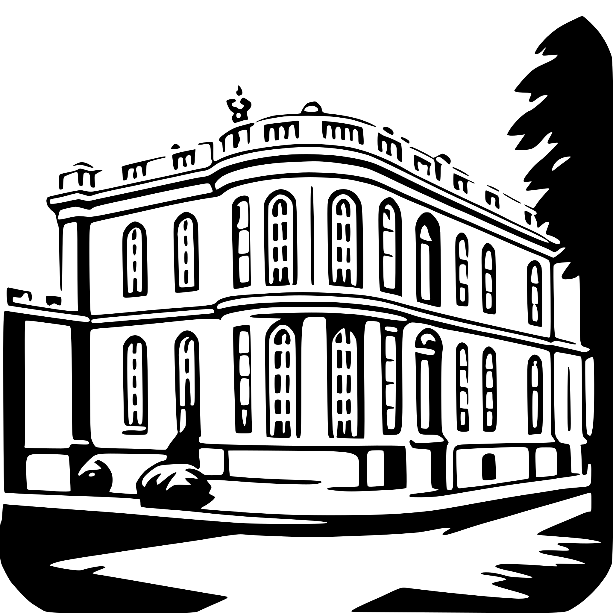 AI-generated SVG of 'palace of versailles'