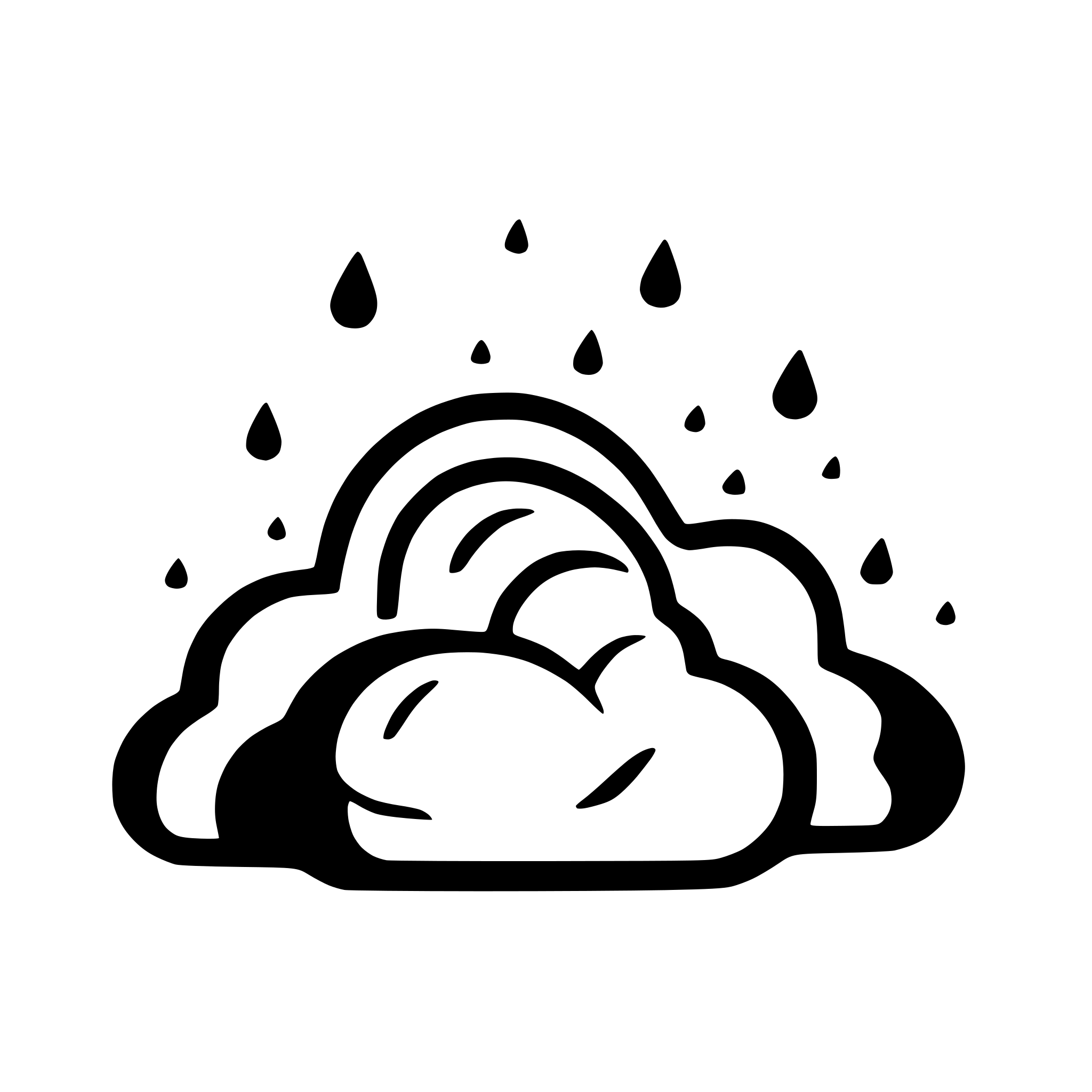 AI-generated SVG of 'simple cloud'