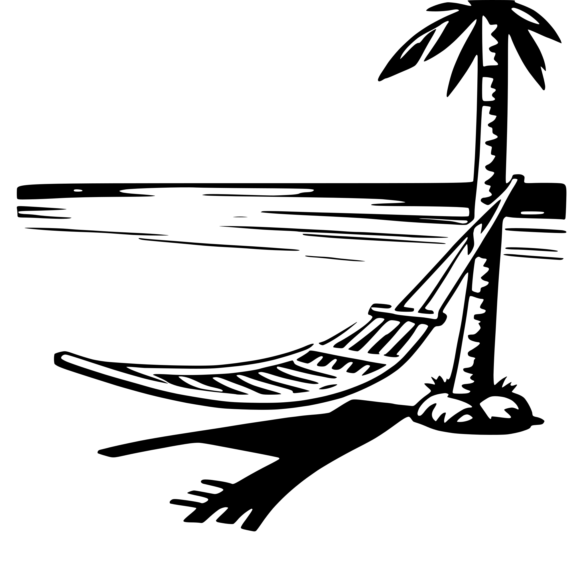AI-generated SVG of 'beachside hammock relax'
