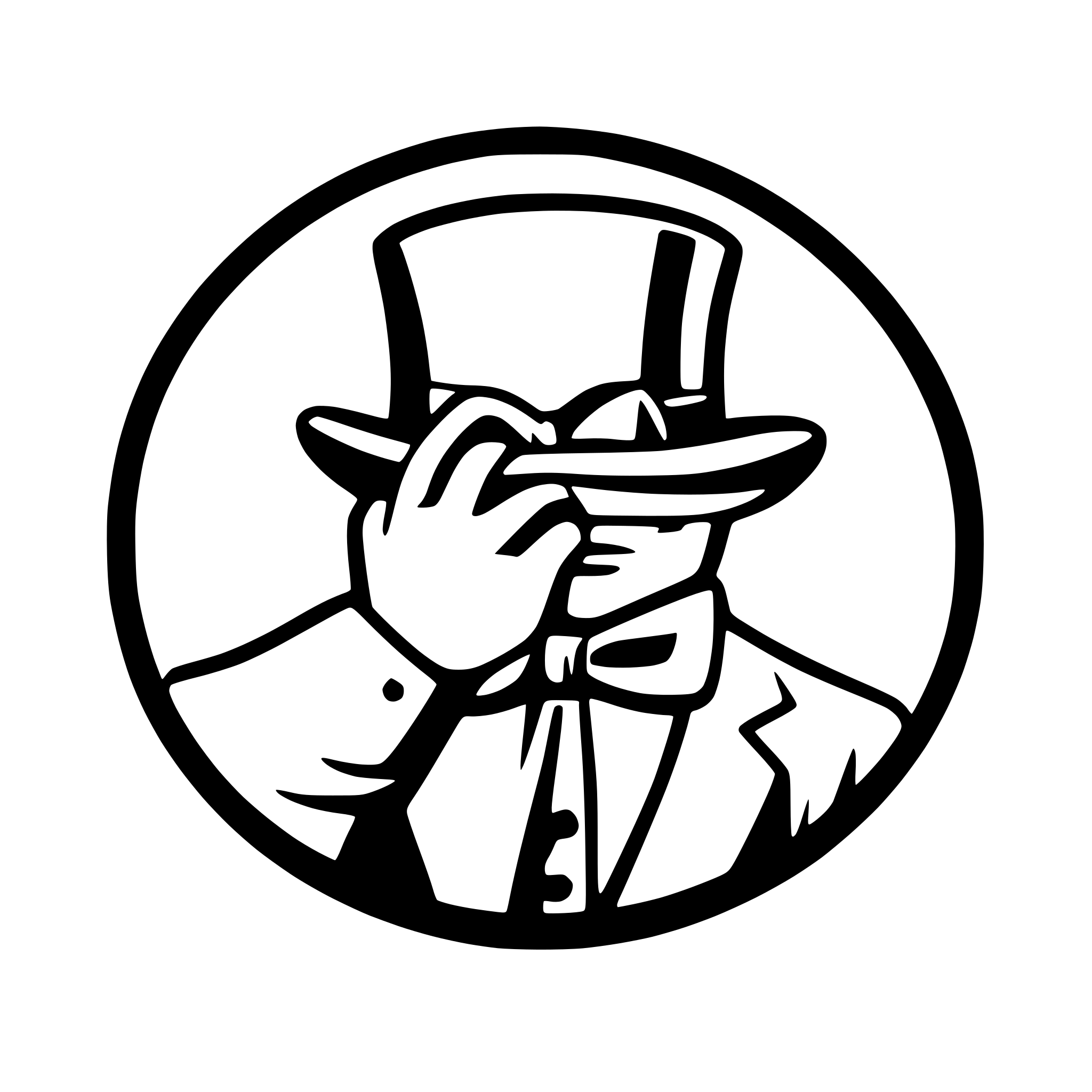 AI-generated SVG of a the hand that removes the hat and bow tie