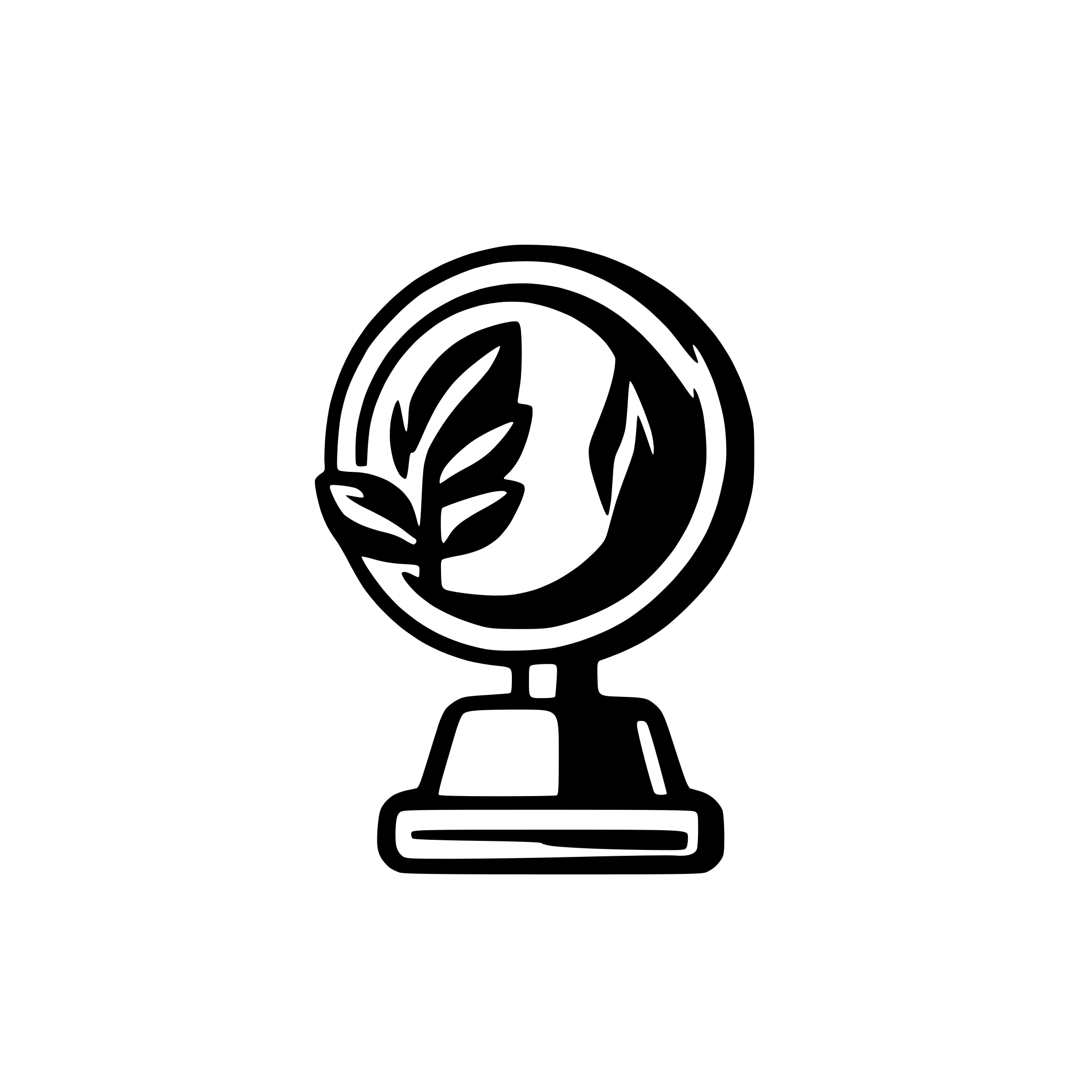 AI-generated SVG of a A simple icon for an AI assistant of a news-related Content Management System called Sophora