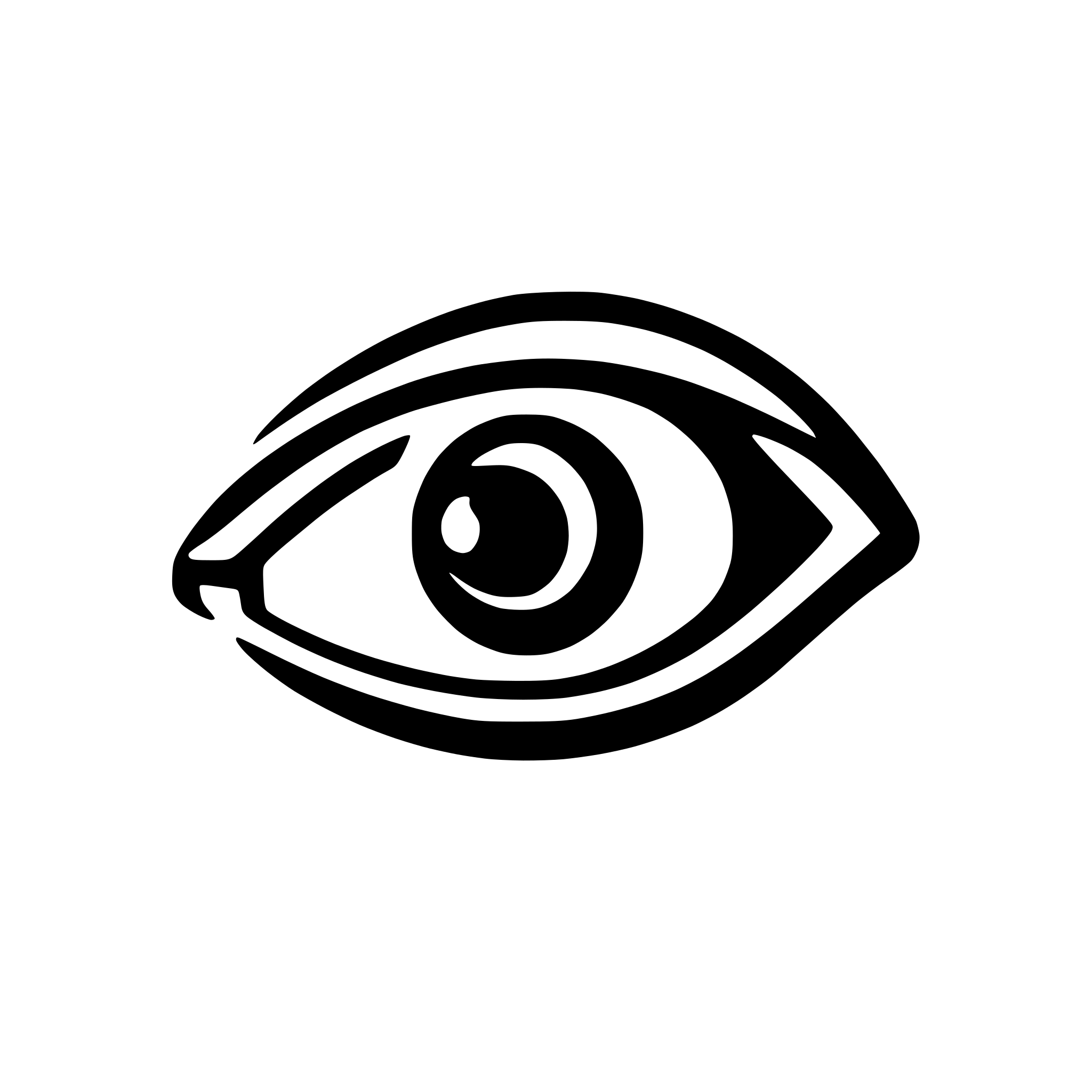 AI-generated SVG of a icon of eye with color #245C44