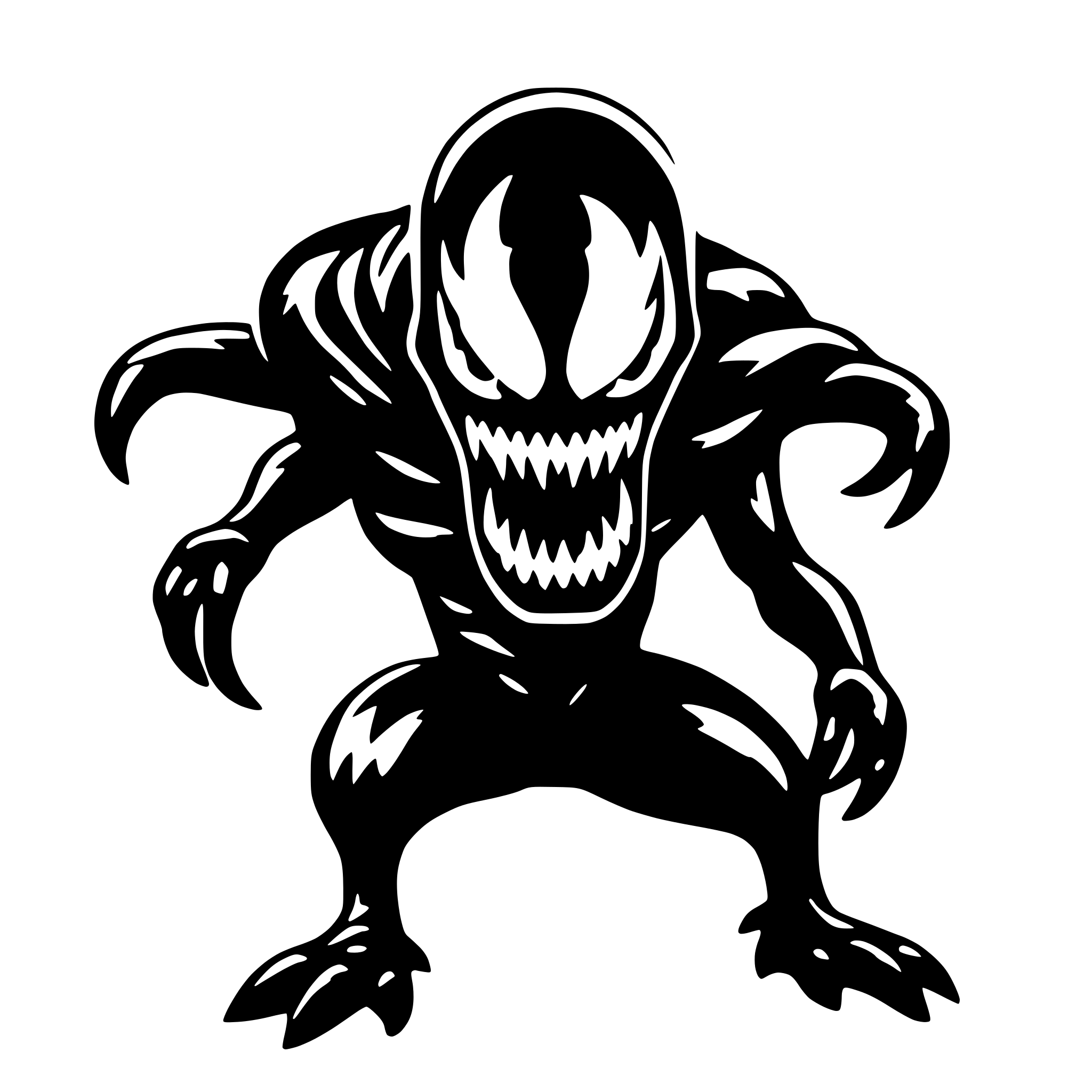 AI-generated SVG of a Venom