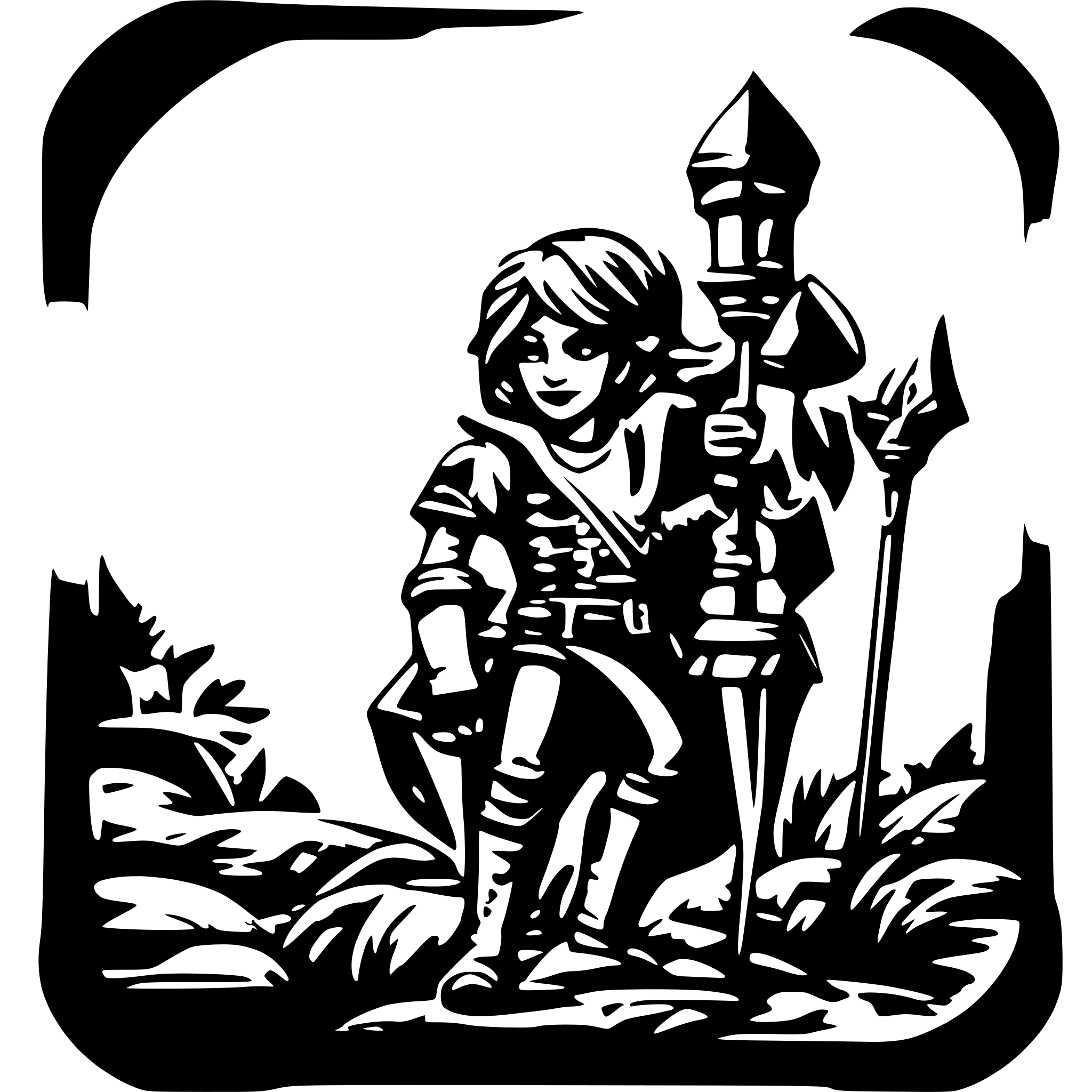 AI-generated SVG of a trading card high fantasy