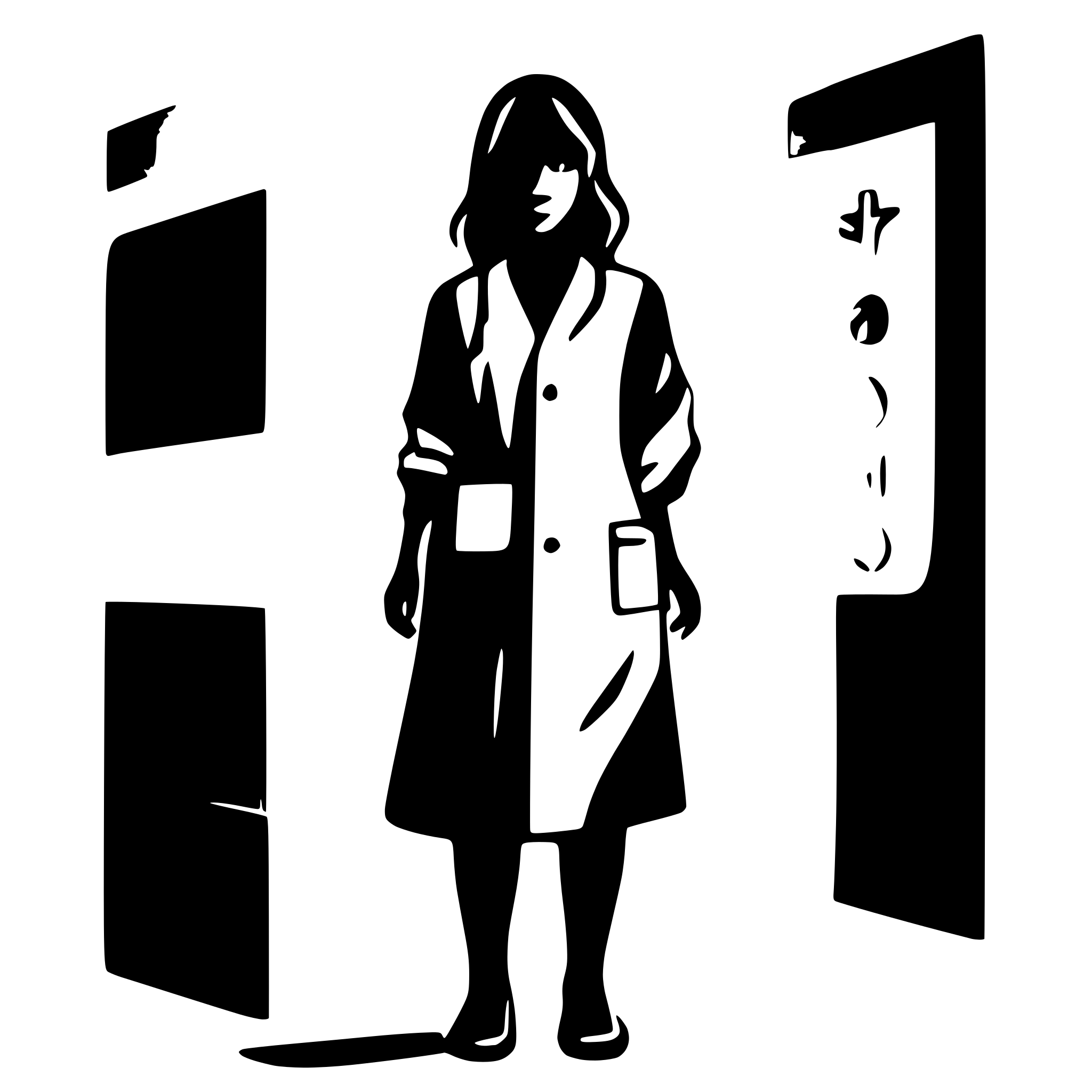 AI-generated SVG of 'Fullbody Patient Silhouette Medical'
