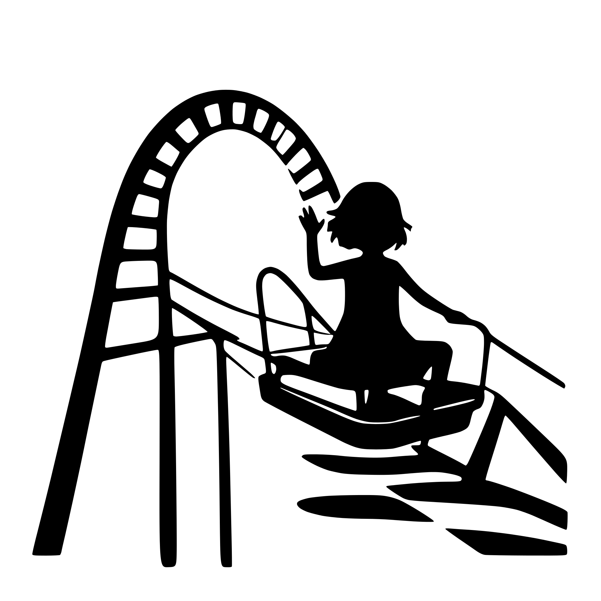 AI-generated SVG of 'rollercoaster twisting in air'