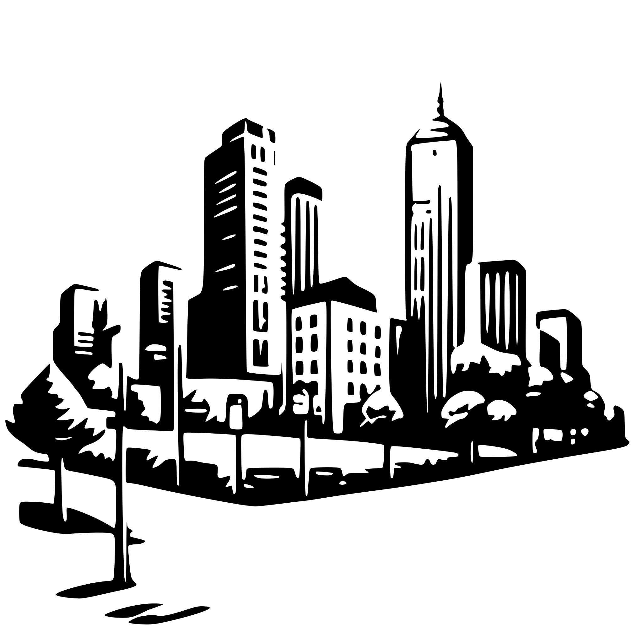 AI-generated SVG of 'city'