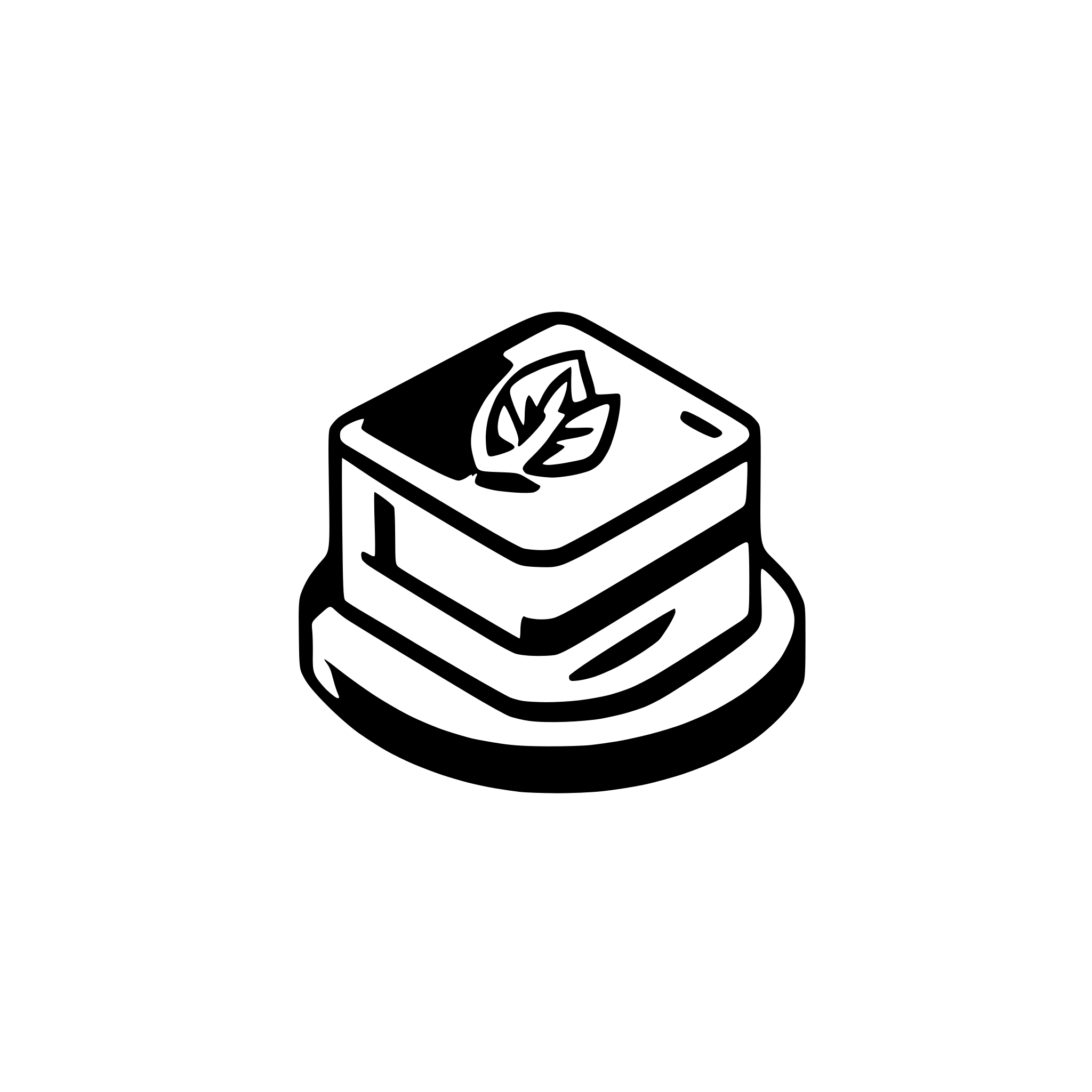 AI-generated SVG of a an isometric view of stell plate