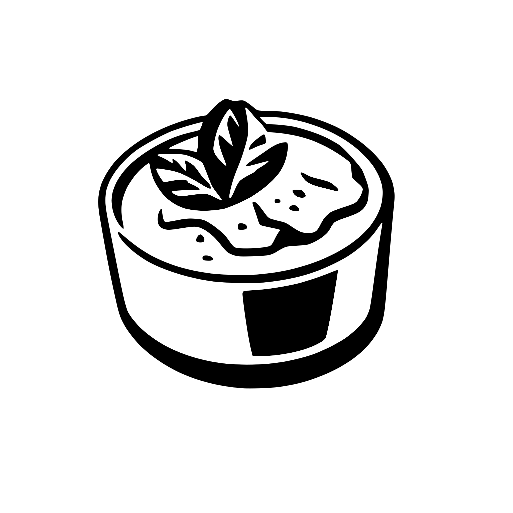 AI-generated SVG of 'cottage cheese'
