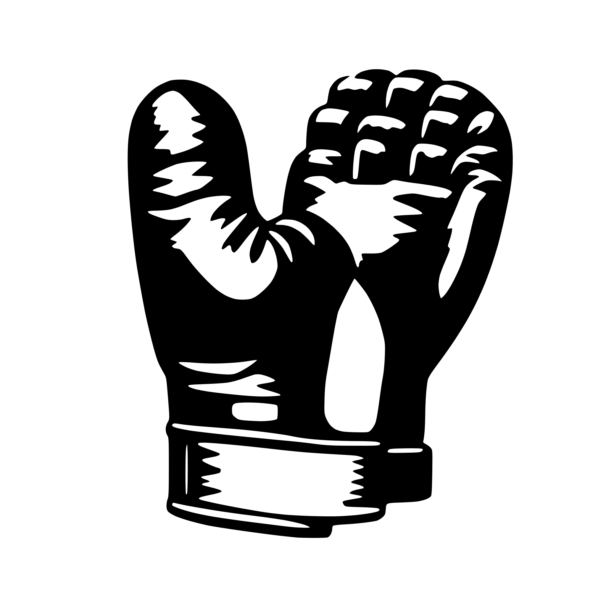 AI-generated SVG of 'boxing glove'