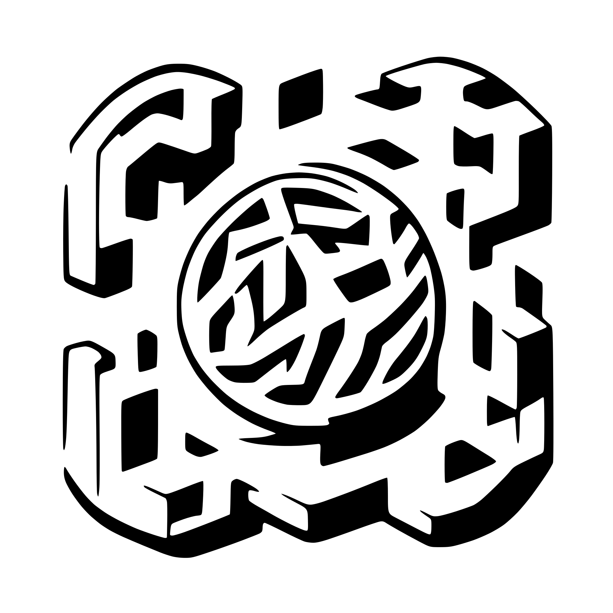 AI-generated SVG of a 3D math illusion