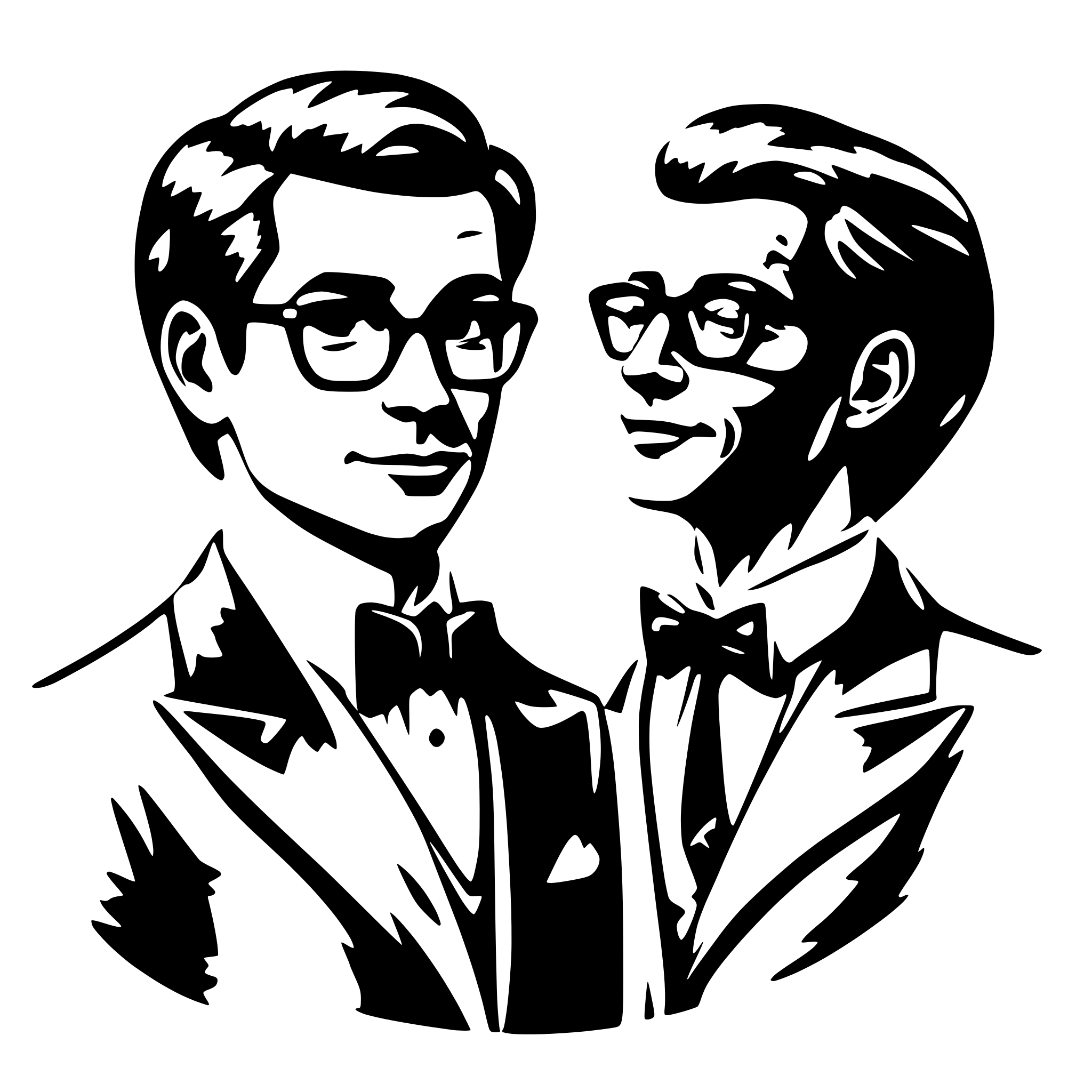 AI-generated SVG of 'Manners Maketh Man'