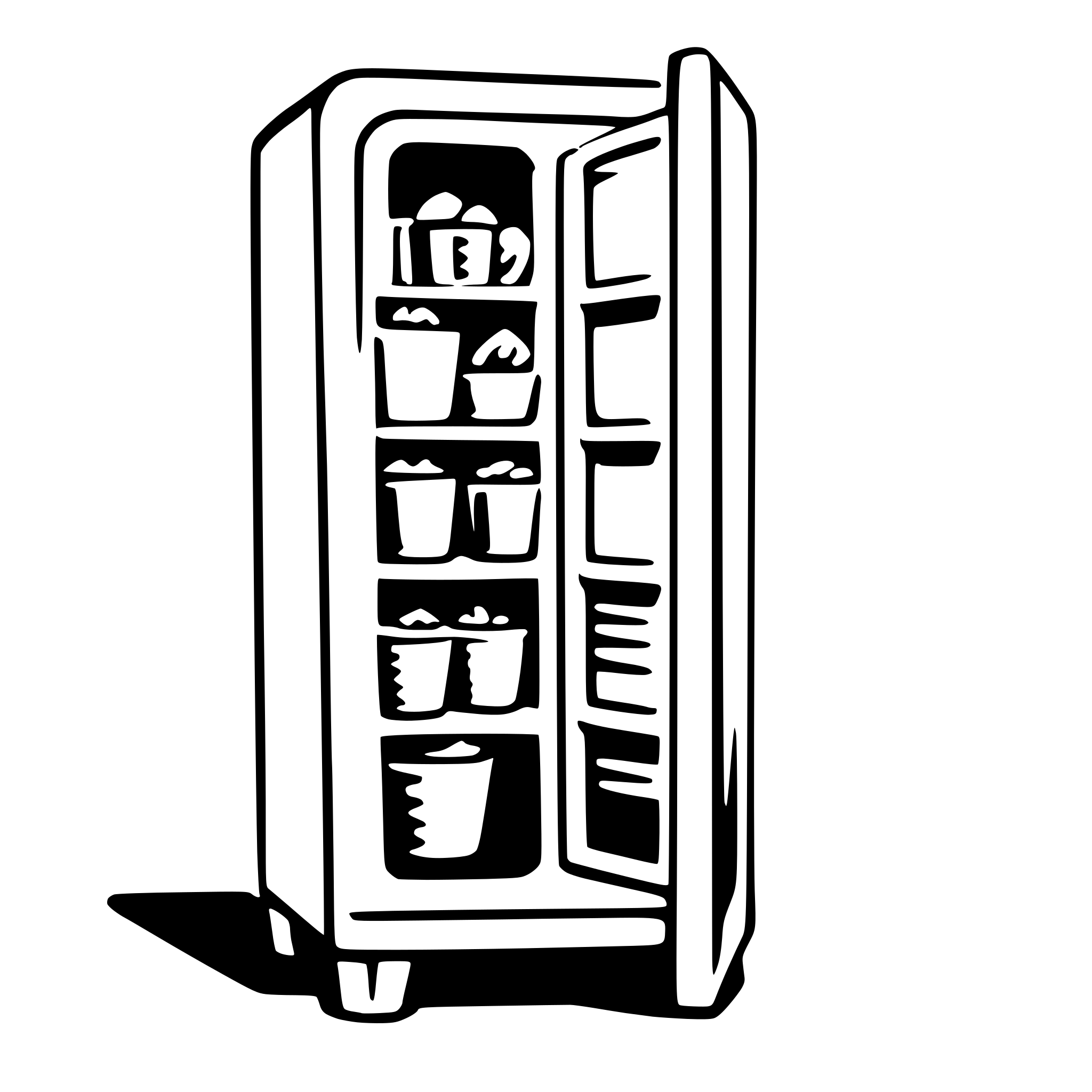 AI-generated SVG of 'freezer'