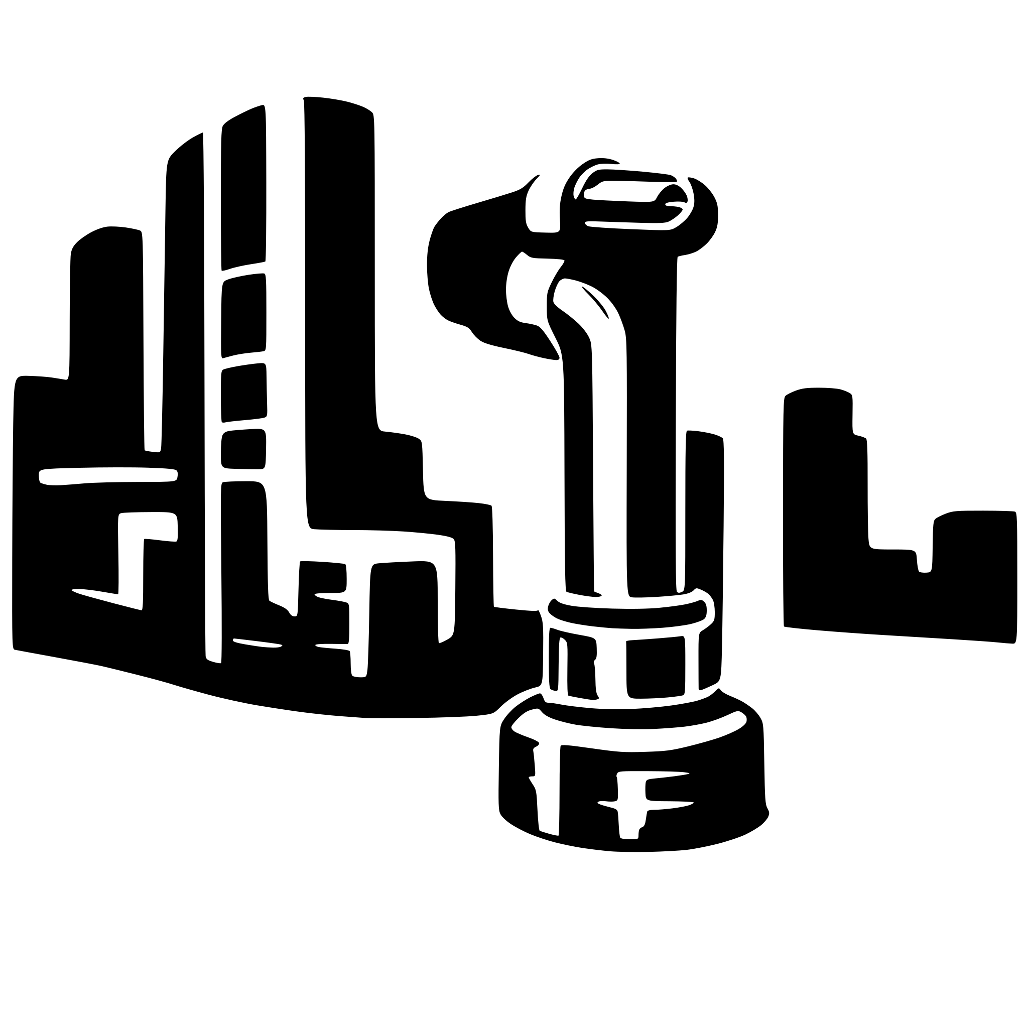 AI-generated SVG of a black hose