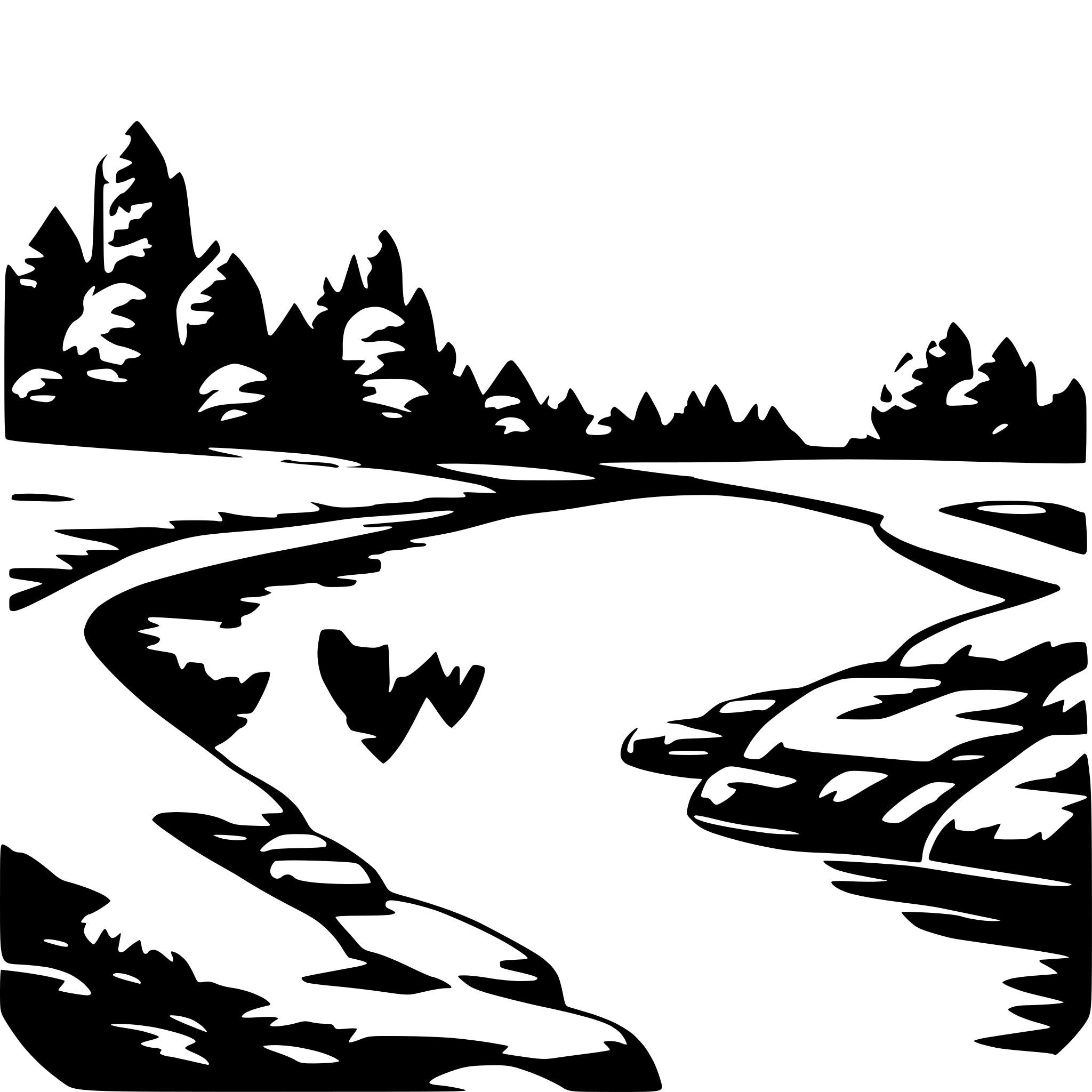 AI-generated SVG of 'river'