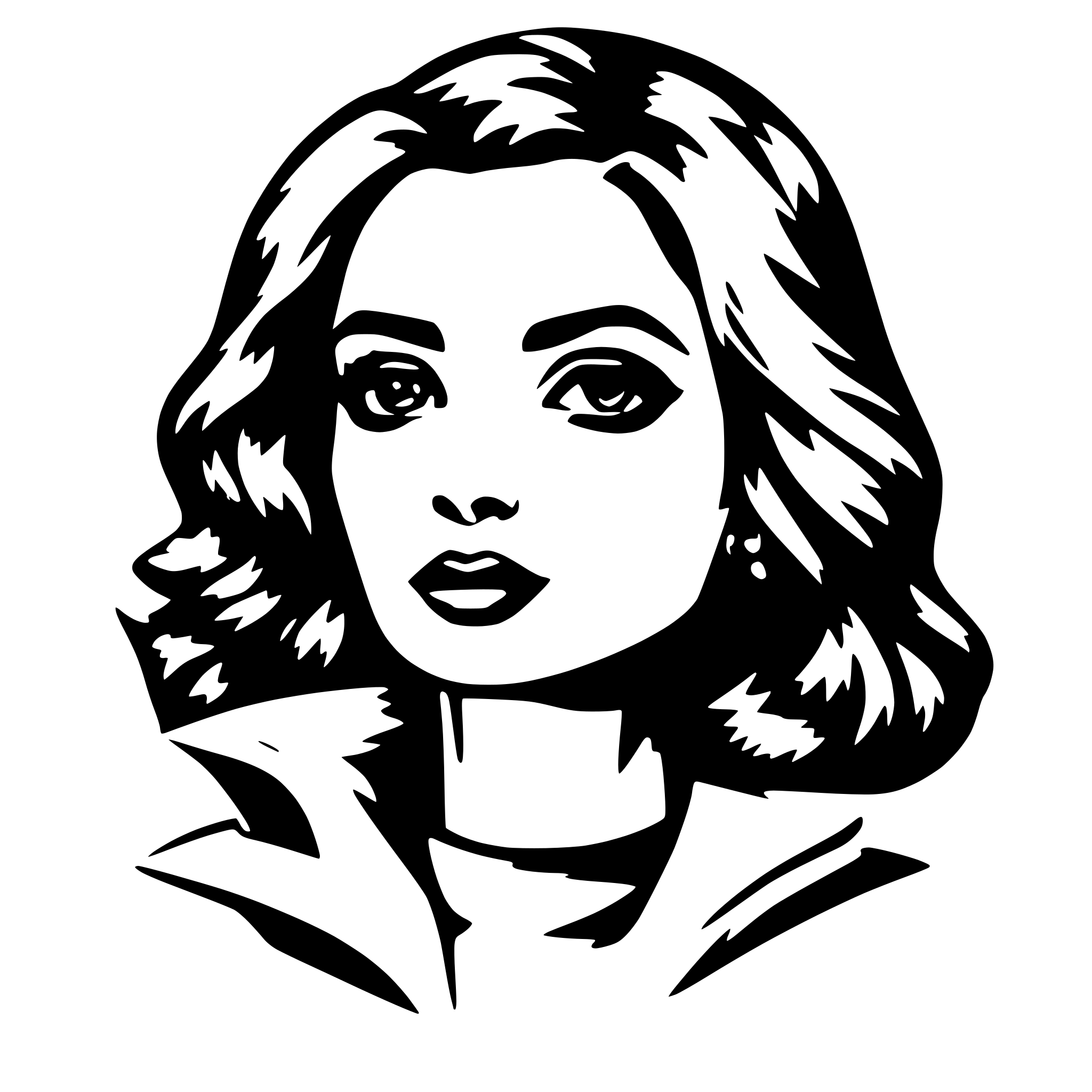 AI-generated SVG of 'criar uma mulher'