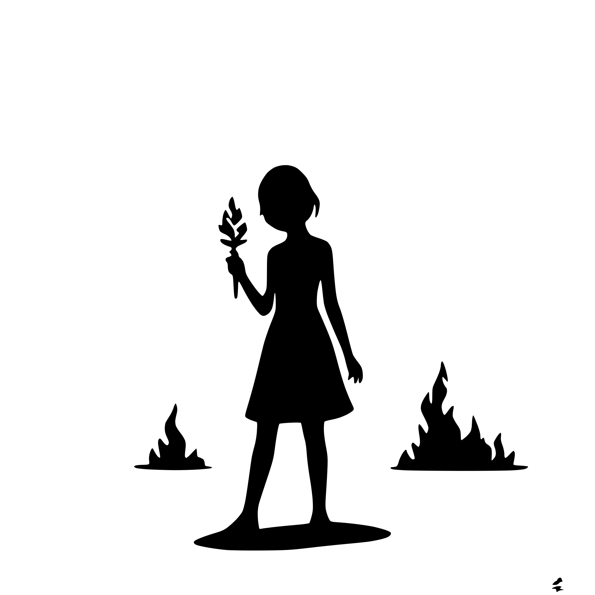 AI-generated SVG of a fire