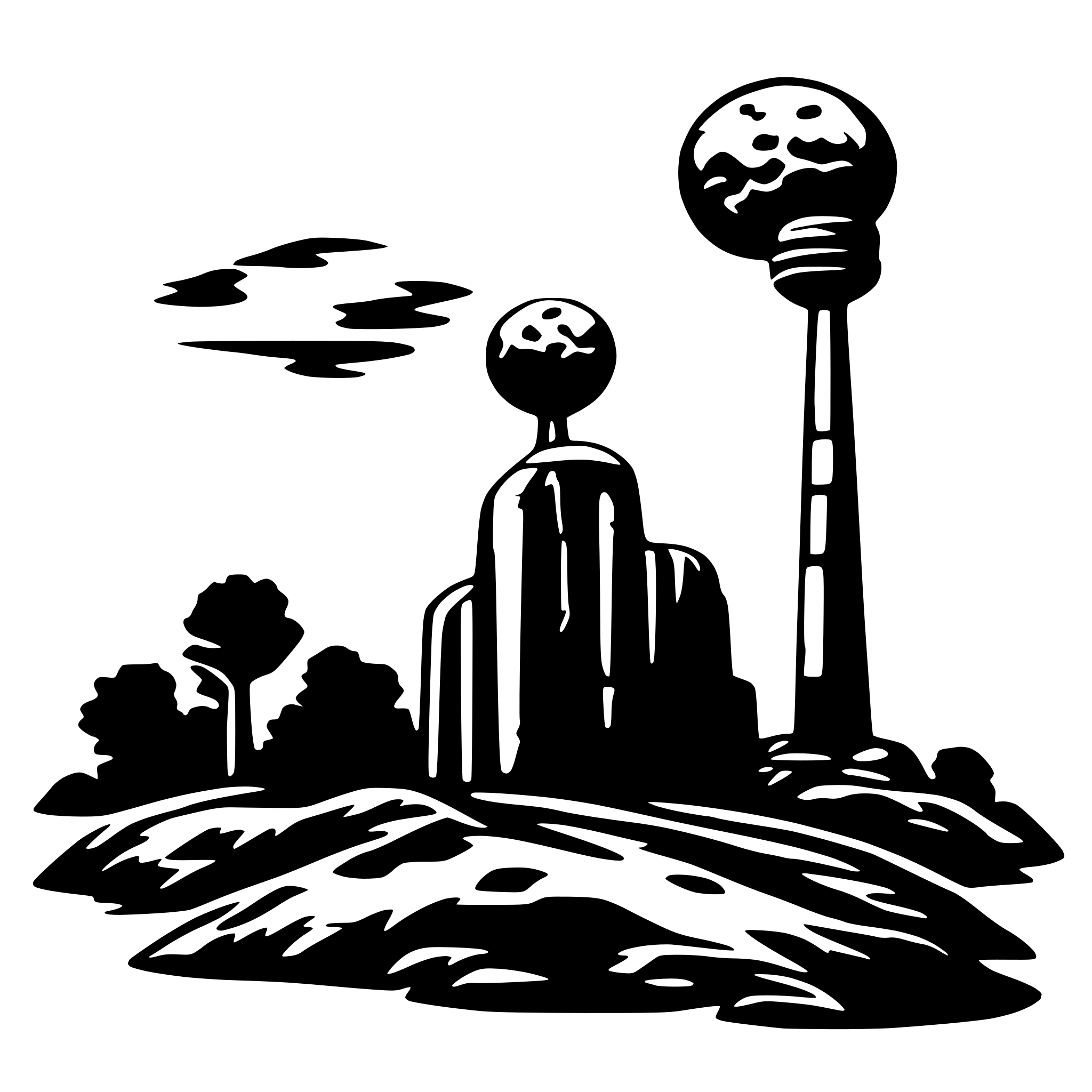 AI-generated SVG of 'Britt Elementary Comets'