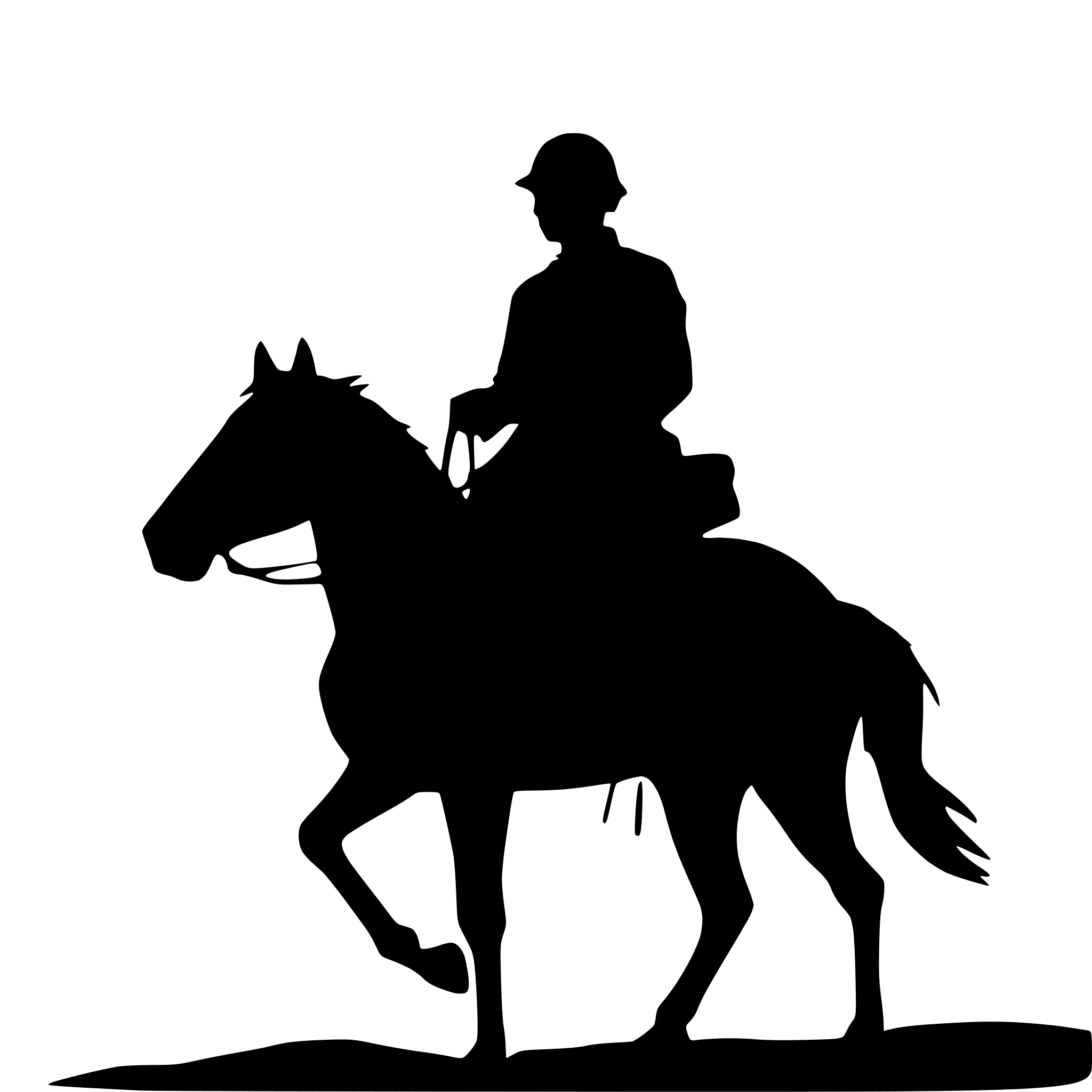 AI-generated SVG of a world war 1 soldier riding a horse