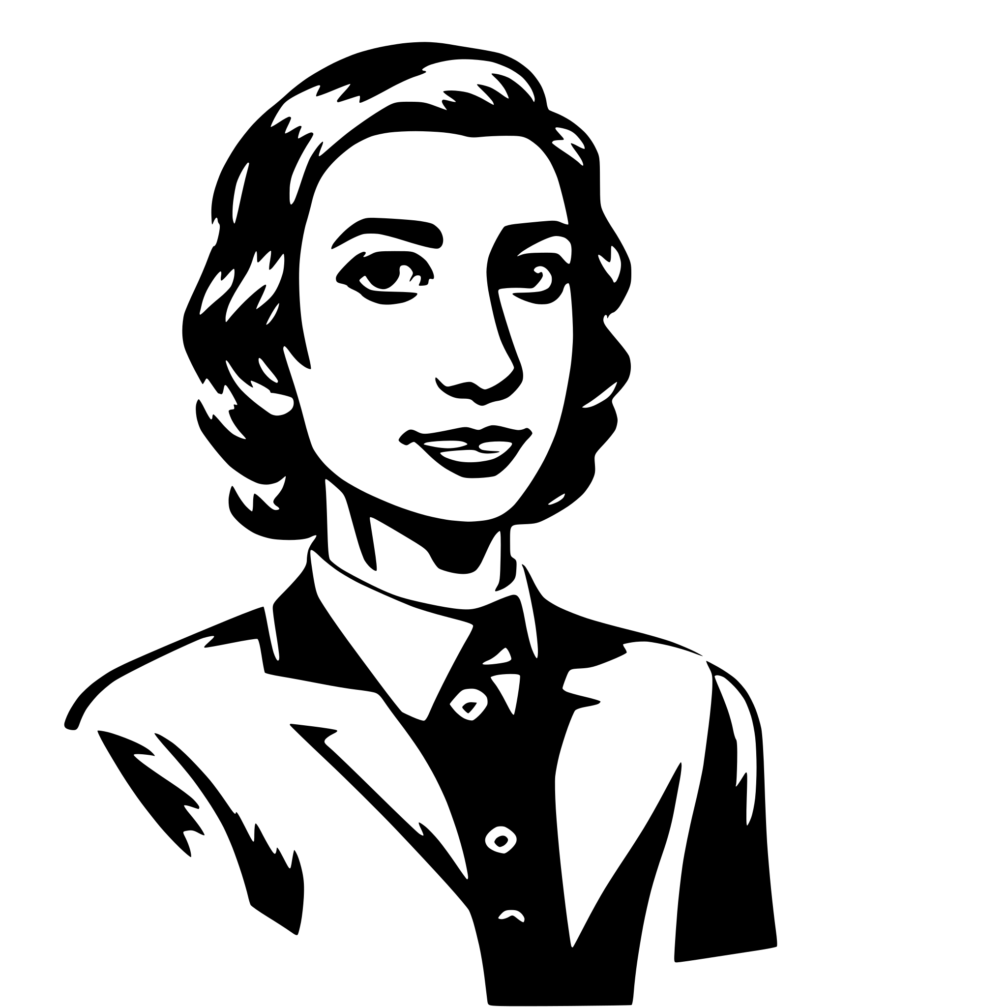 AI-generated SVG of 'a standard generic person'