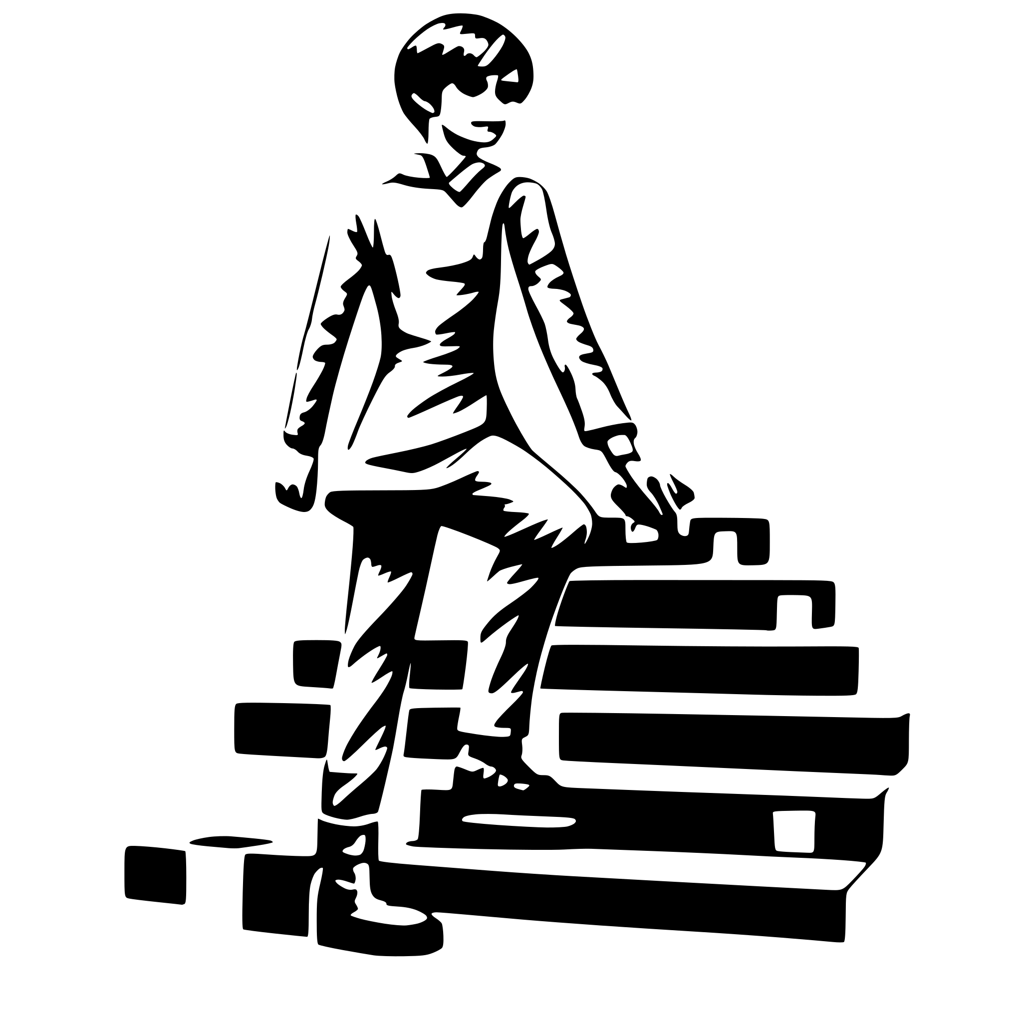 AI-generated SVG of 'work step'