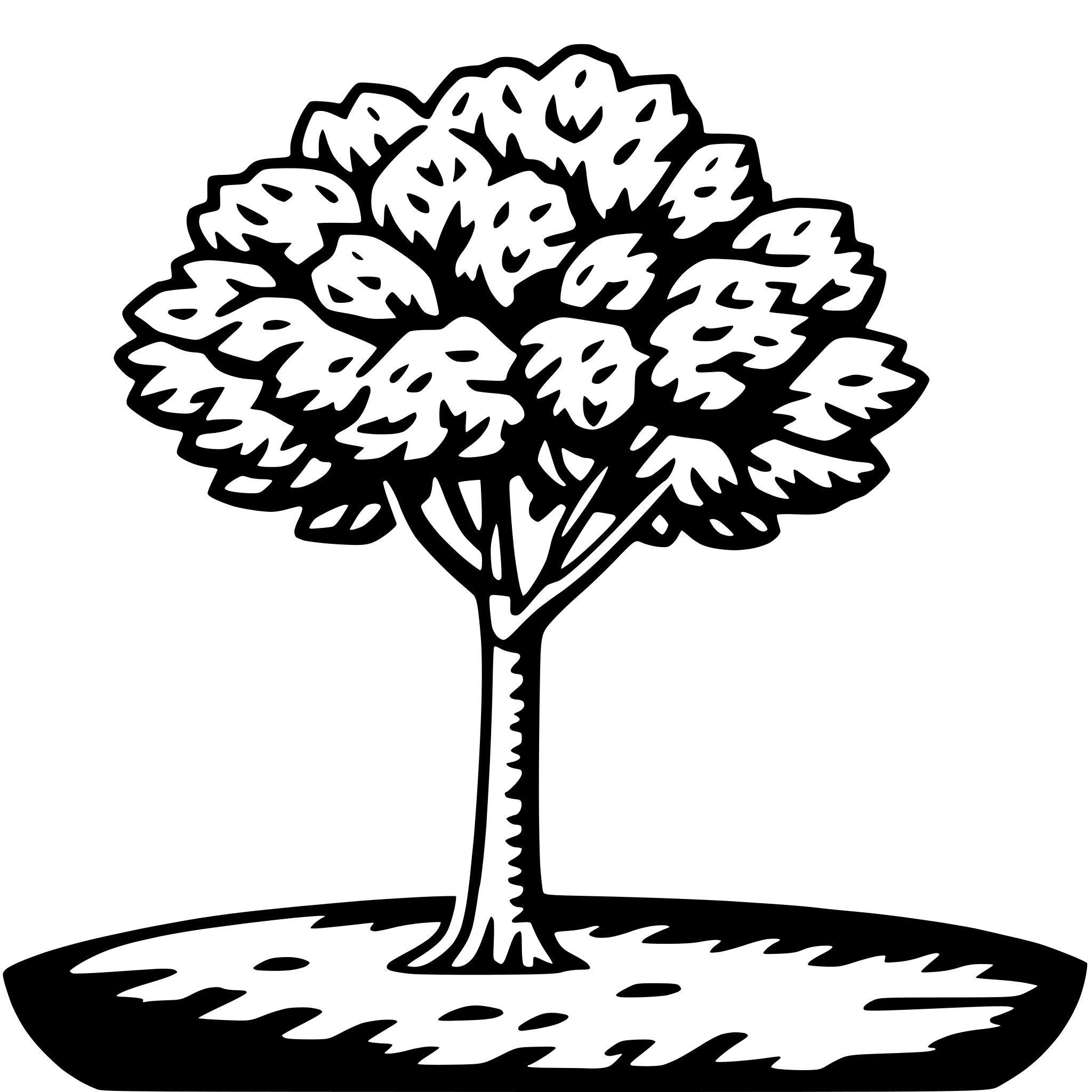 AI-generated SVG of 'mulberry tree'