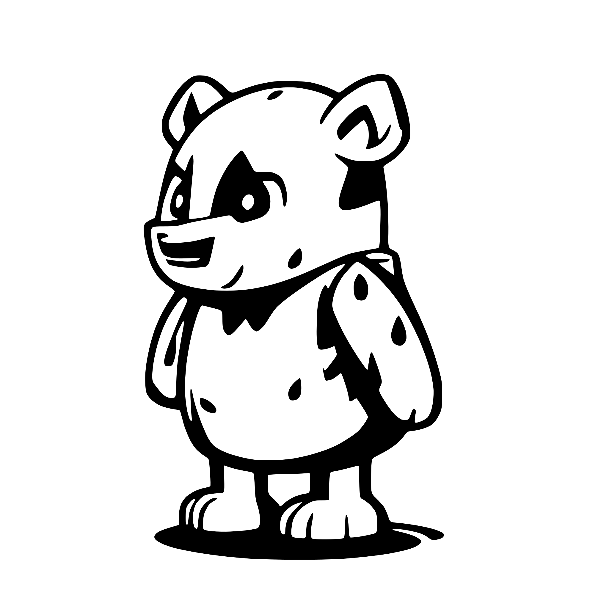 AI-generated SVG of a Cute baer  walking and show his back