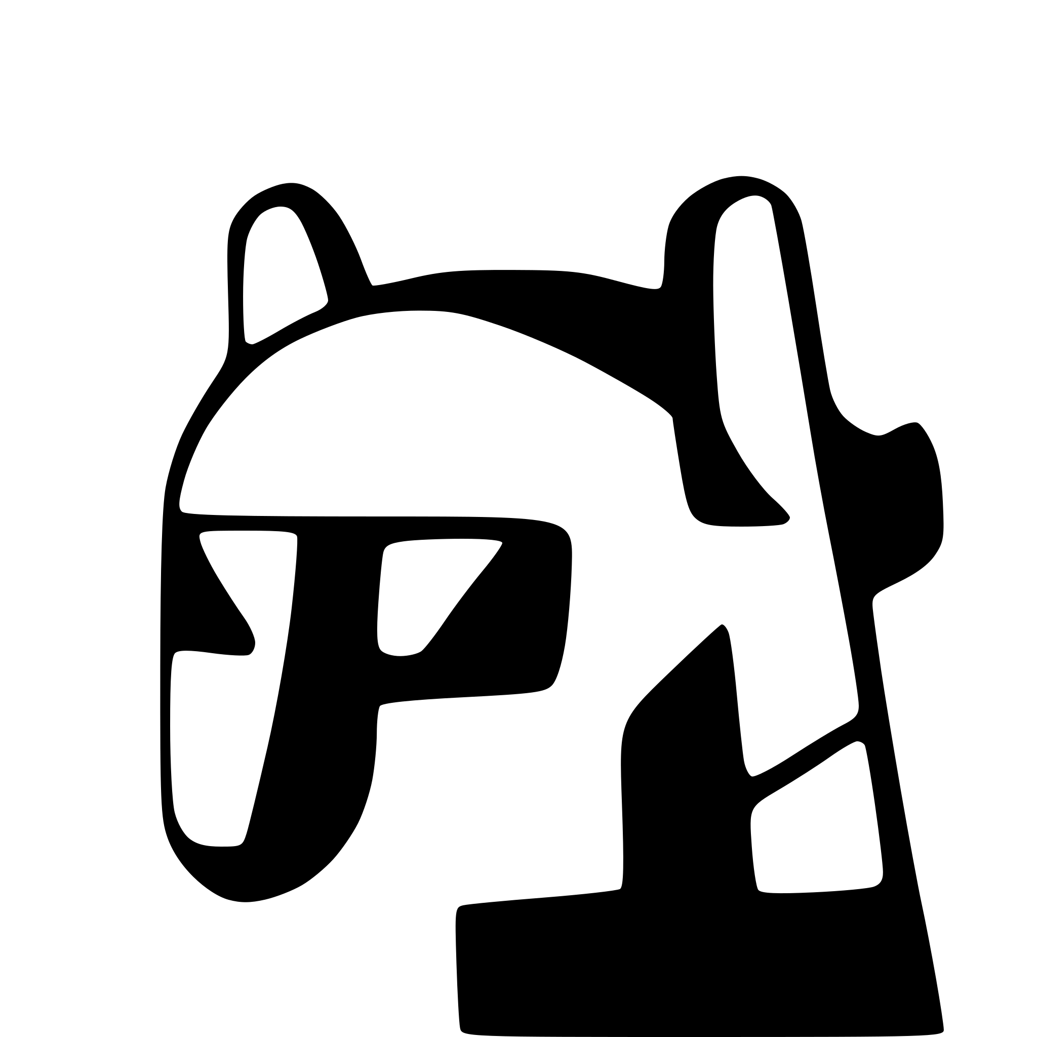 AI-generated SVG of a llama head