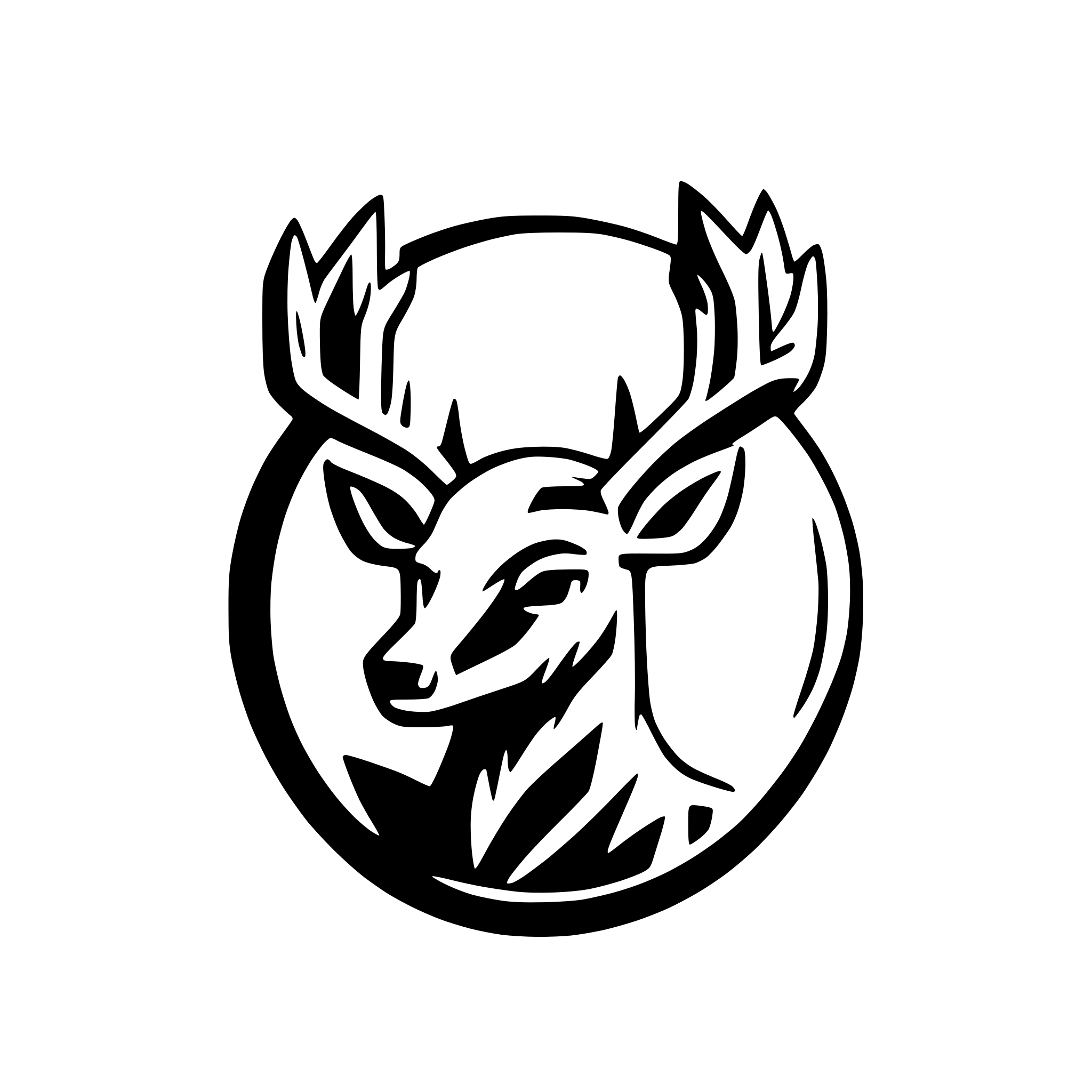 AI-generated SVG of a deermail.ca