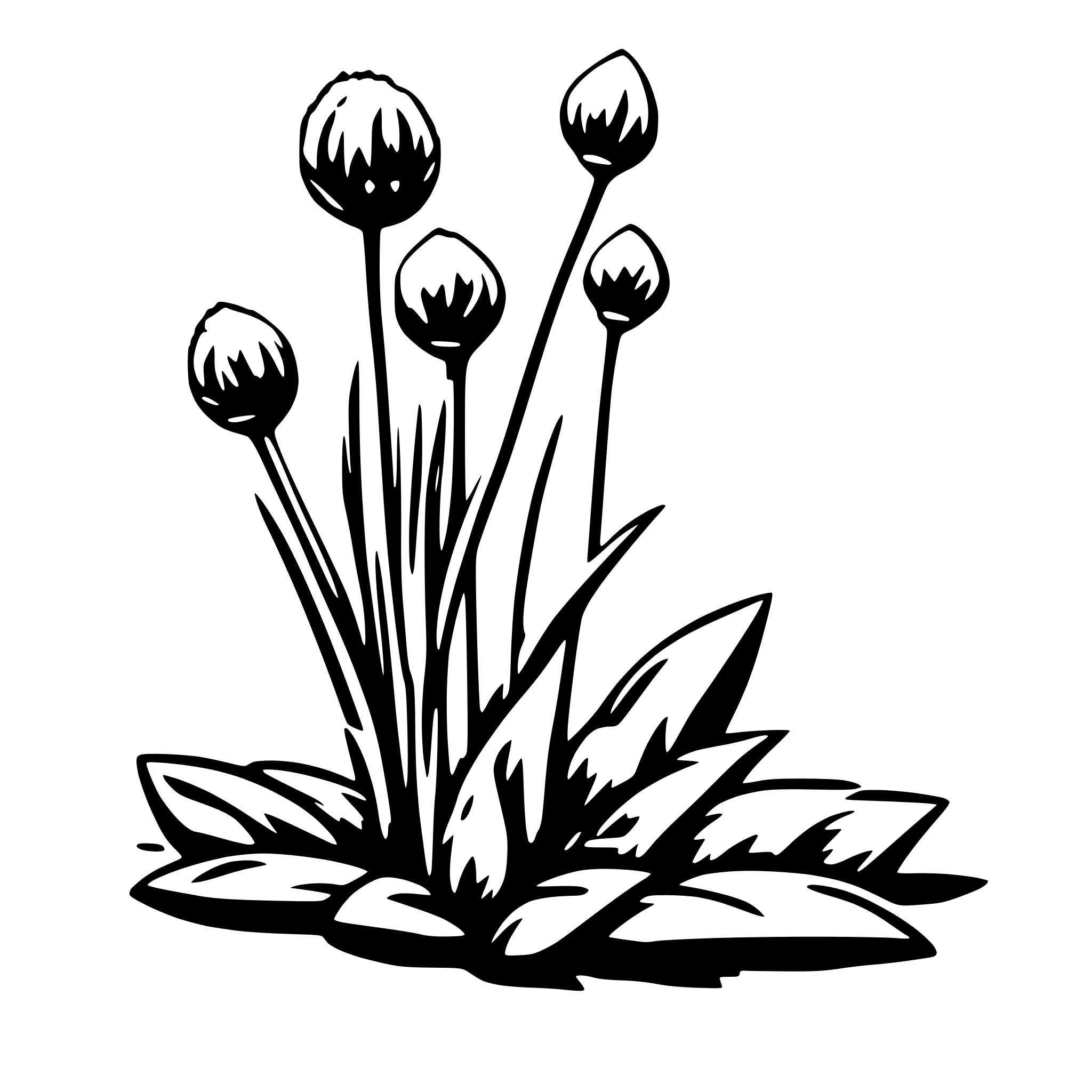 AI-generated SVG of 'chives'
