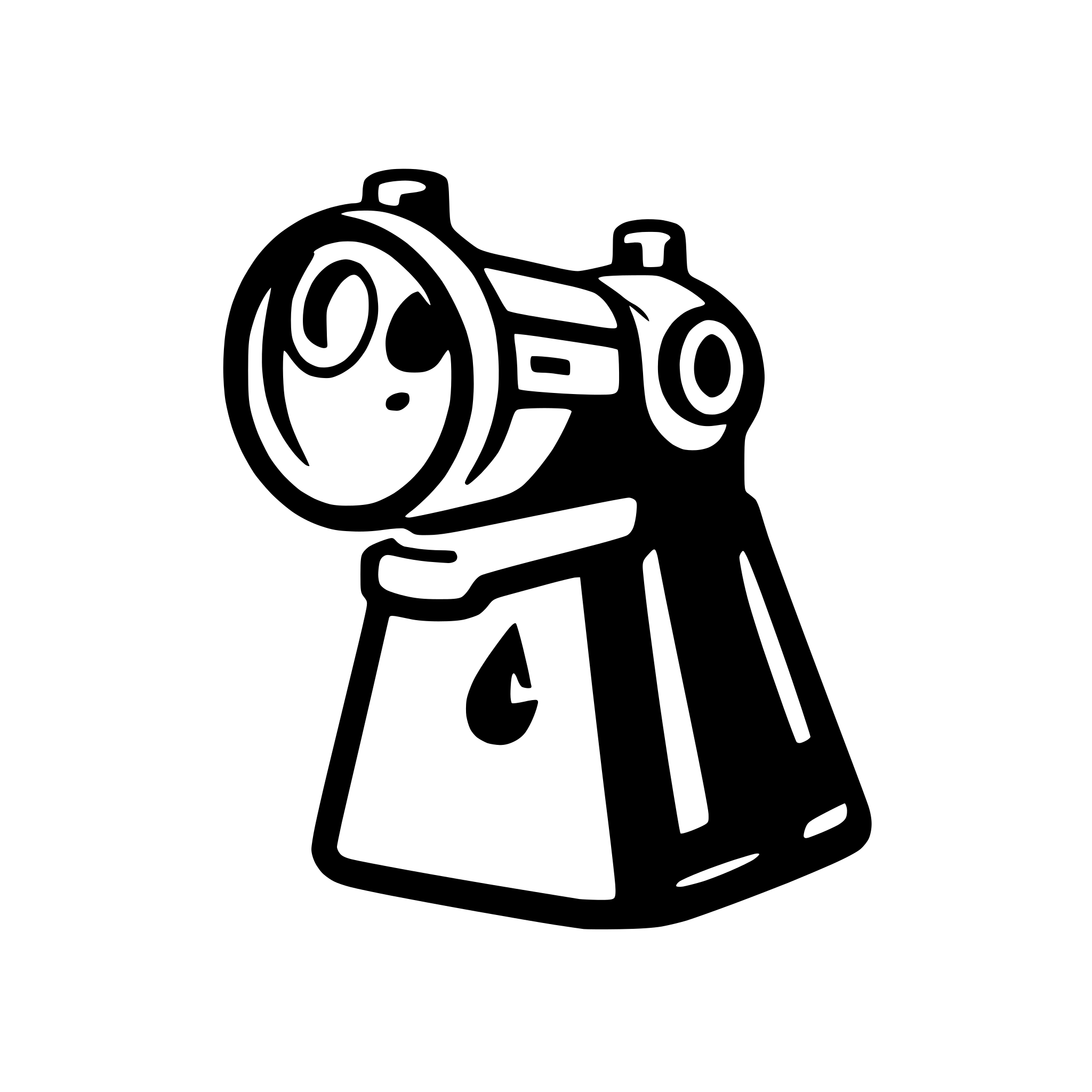 AI-generated SVG of 'binoculars looking at stars'