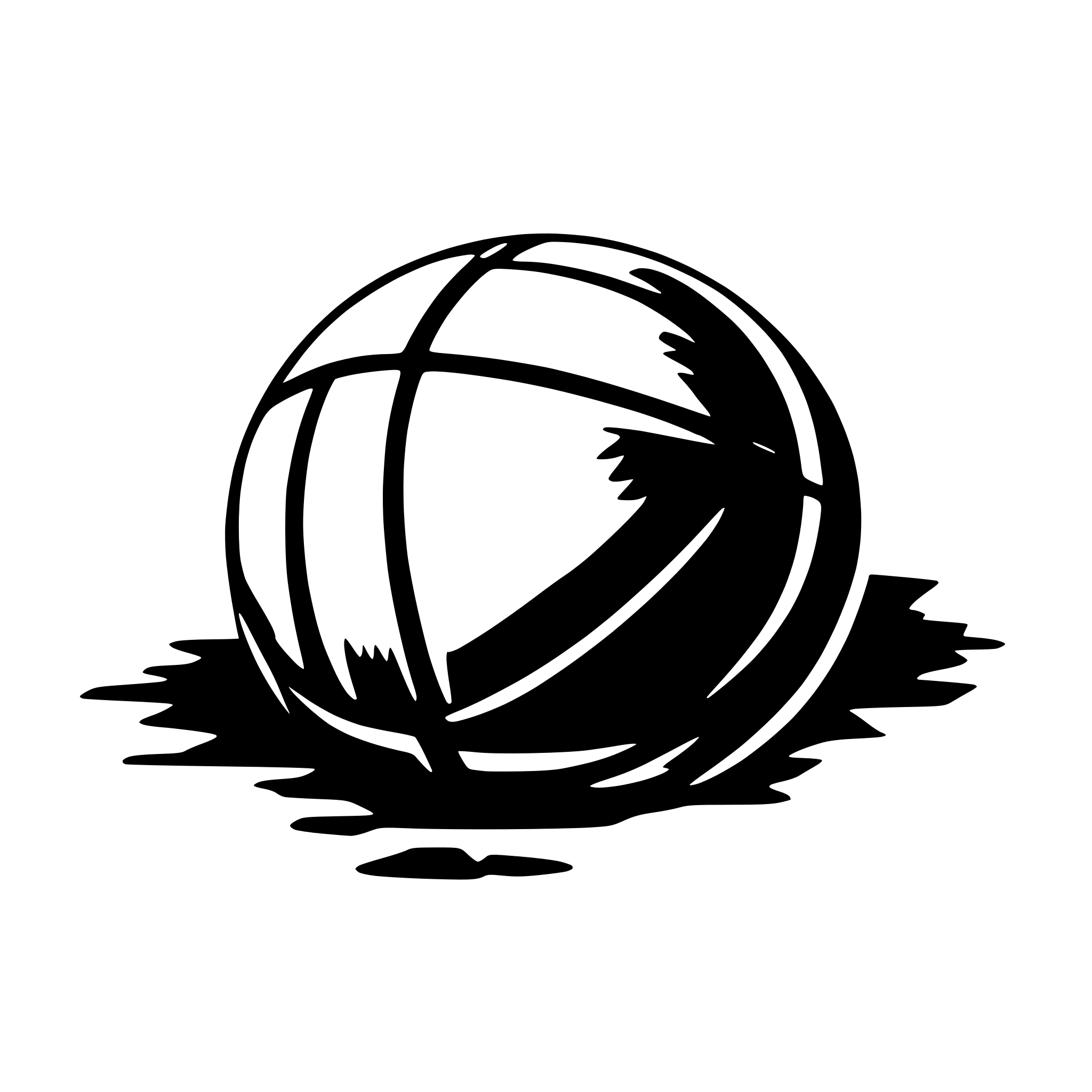 AI-generated SVG of a basketball