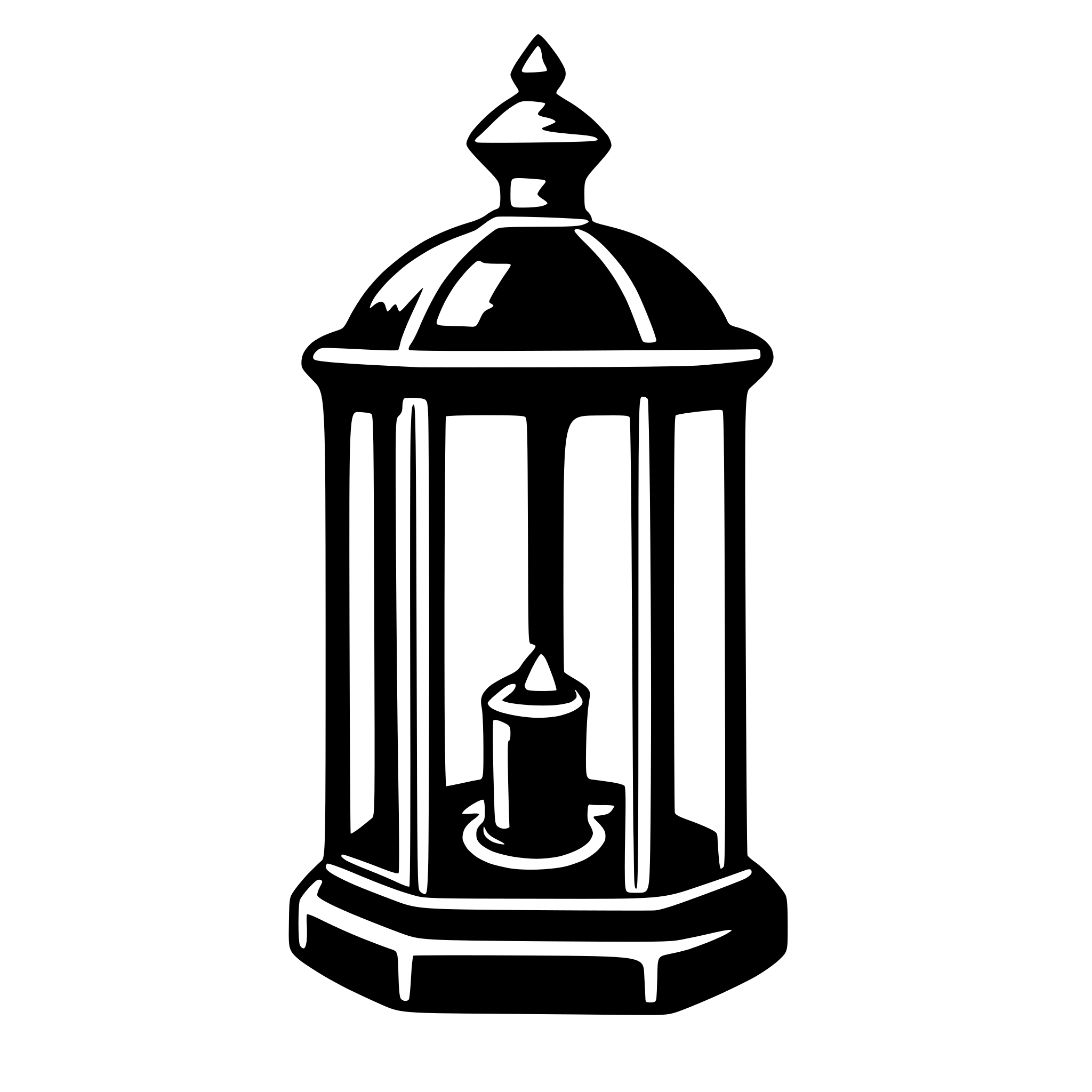 AI-generated SVG of a lantern