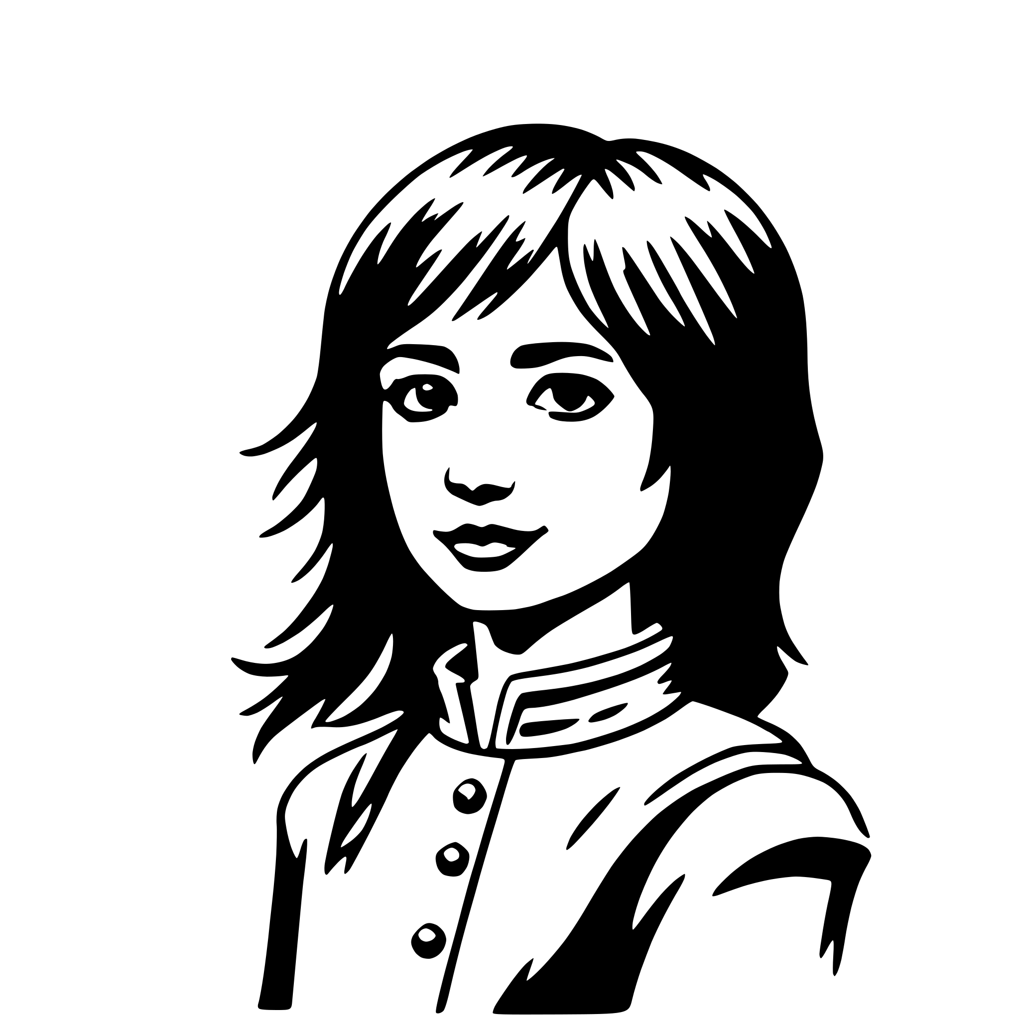 AI-generated SVG of 'izanami'