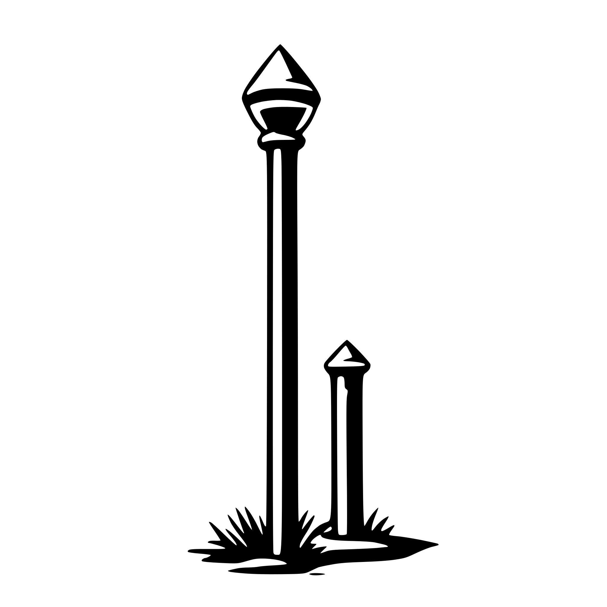 AI-generated SVG of a pole