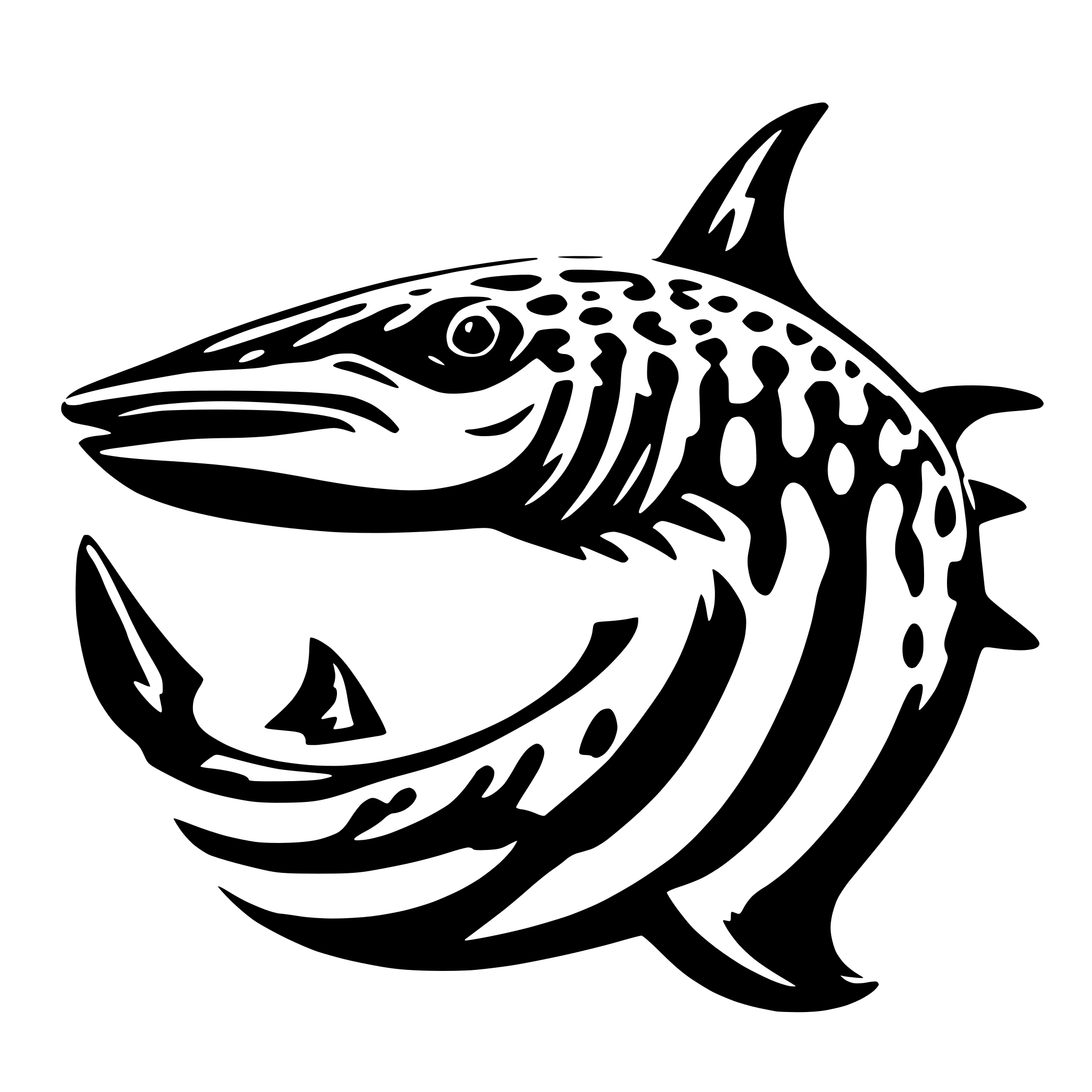 AI-generated SVG of a whale shark