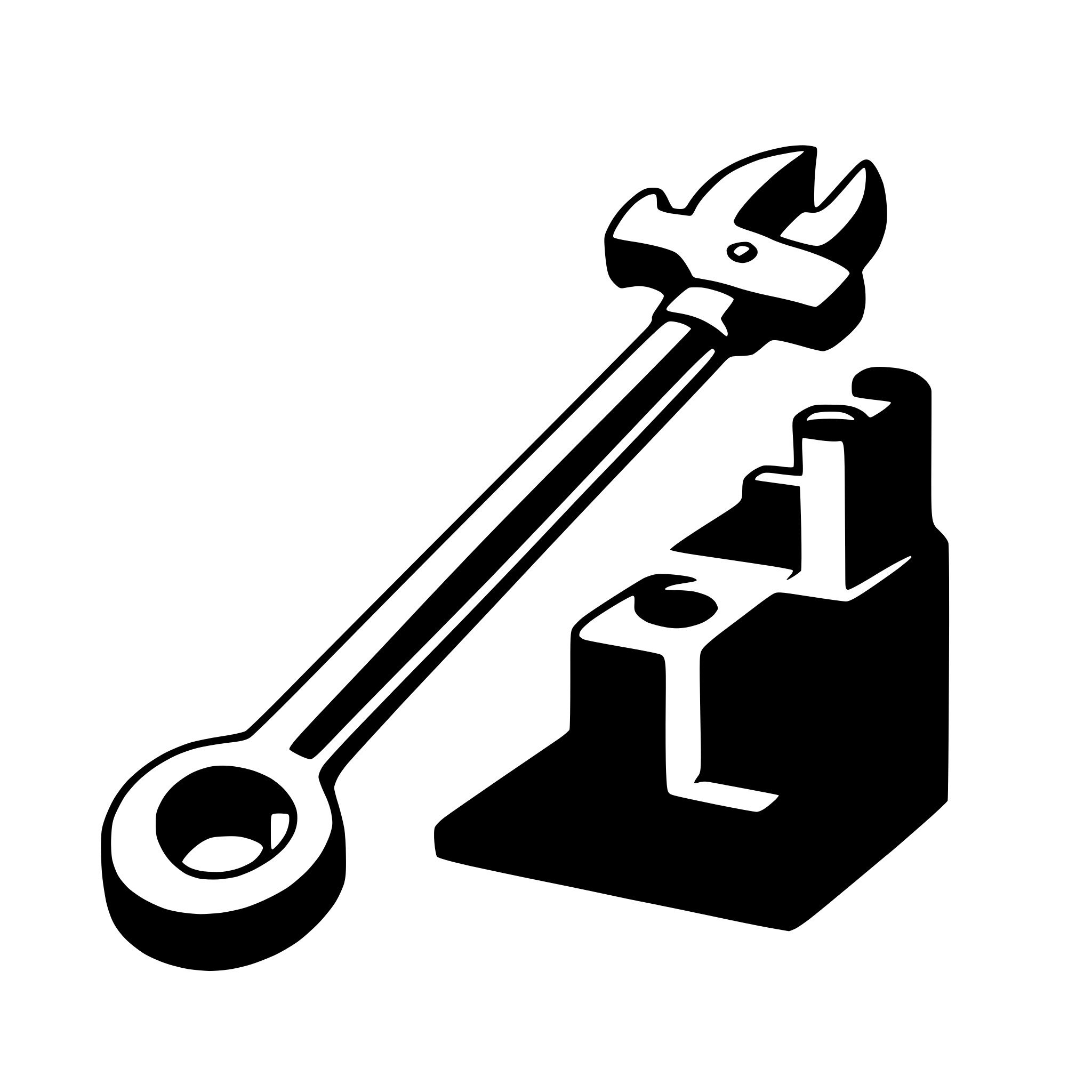 AI-generated SVG of 'wrench'