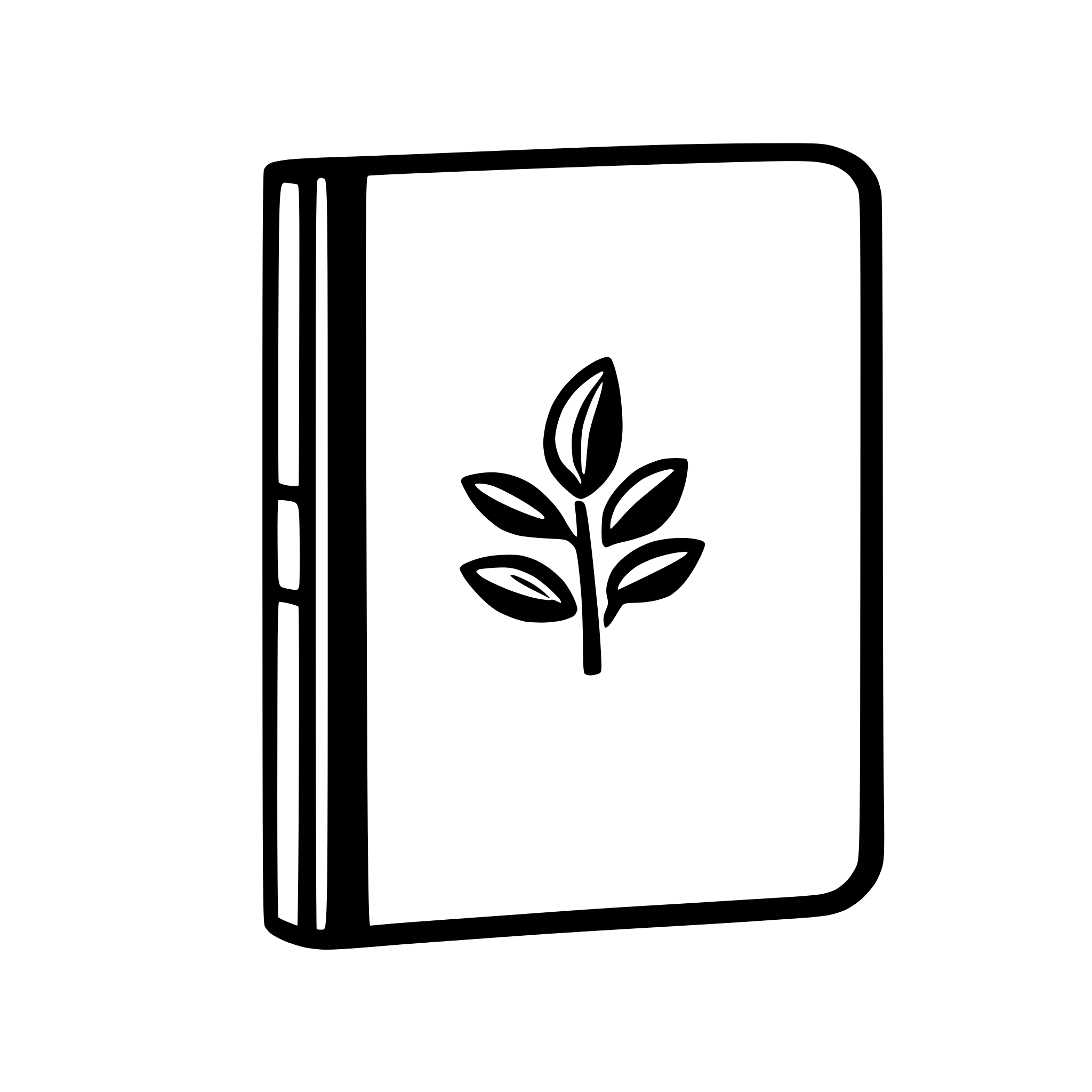 AI-generated SVG of 'perspective view of bluerprint journal'