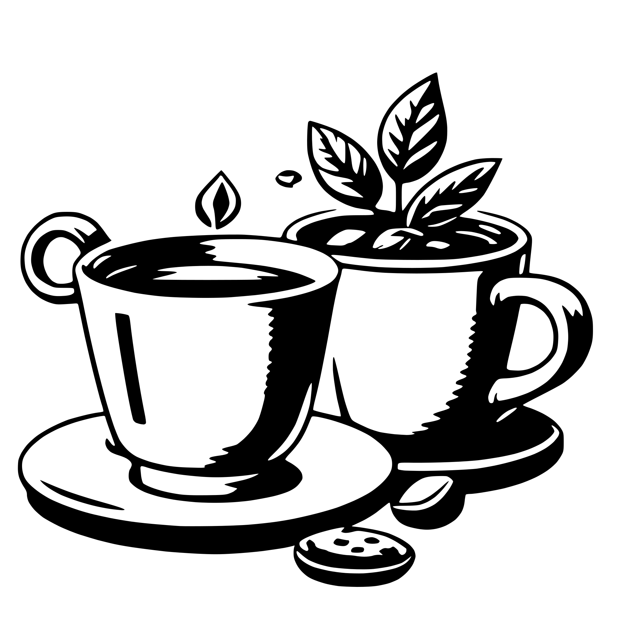 AI-generated SVG of 'tea'