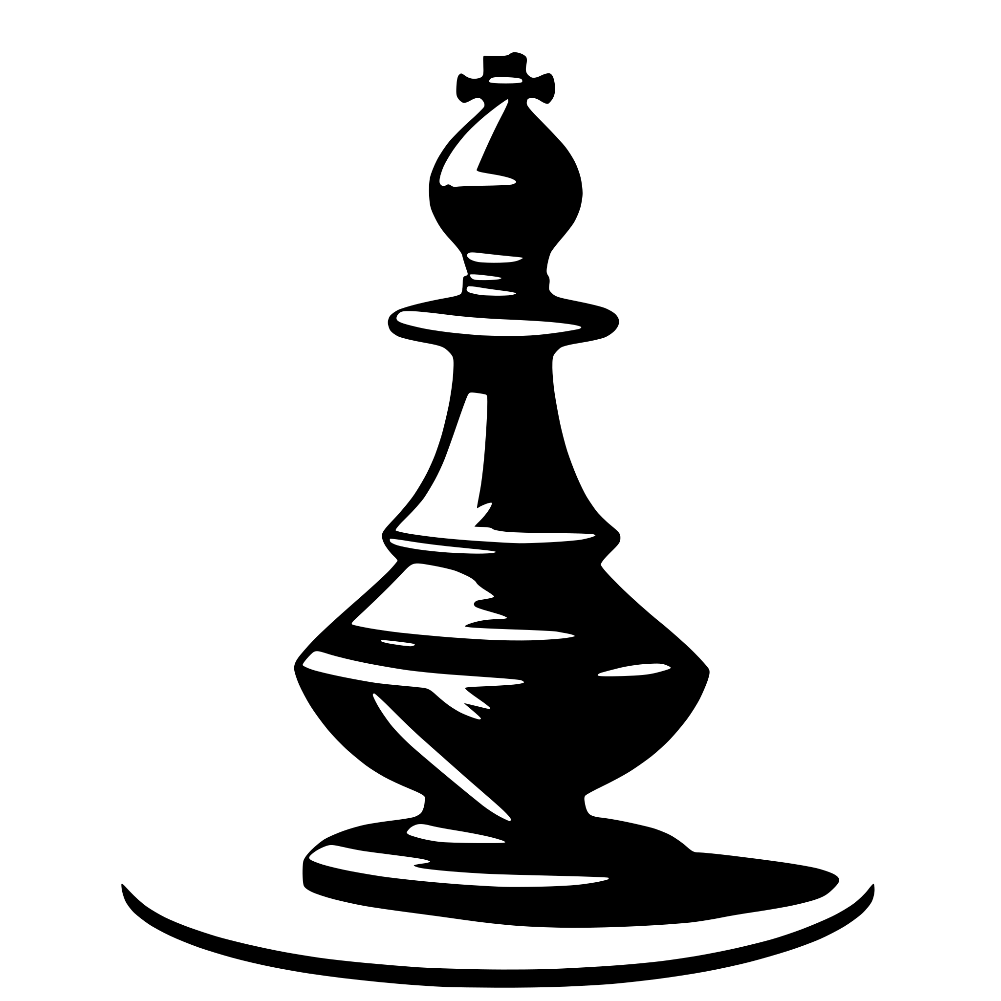 AI-generated SVG of 'circle shape  pawn'
